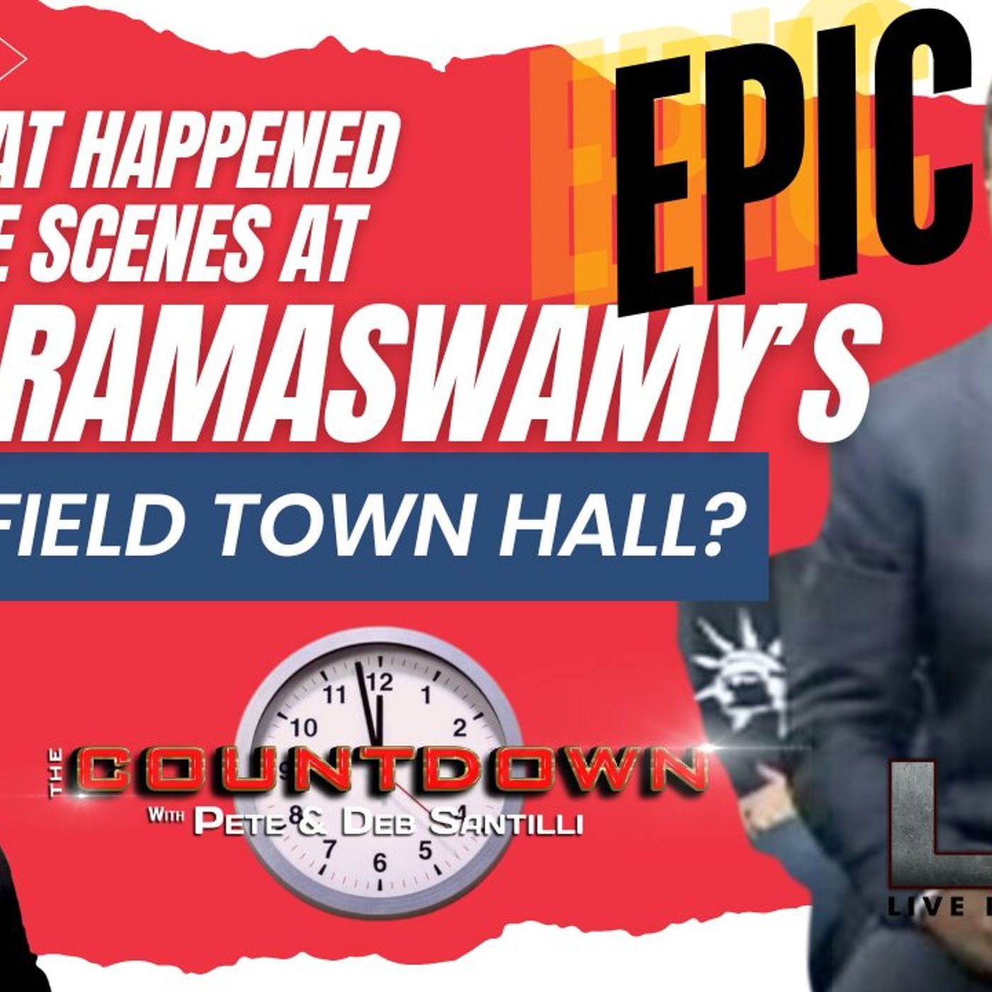 What Happened Behind The Scenes At VIVEK RAMASWAMY’s TOWN HALL?[The Pete Santilli Show #4234-8AM] episode artwork