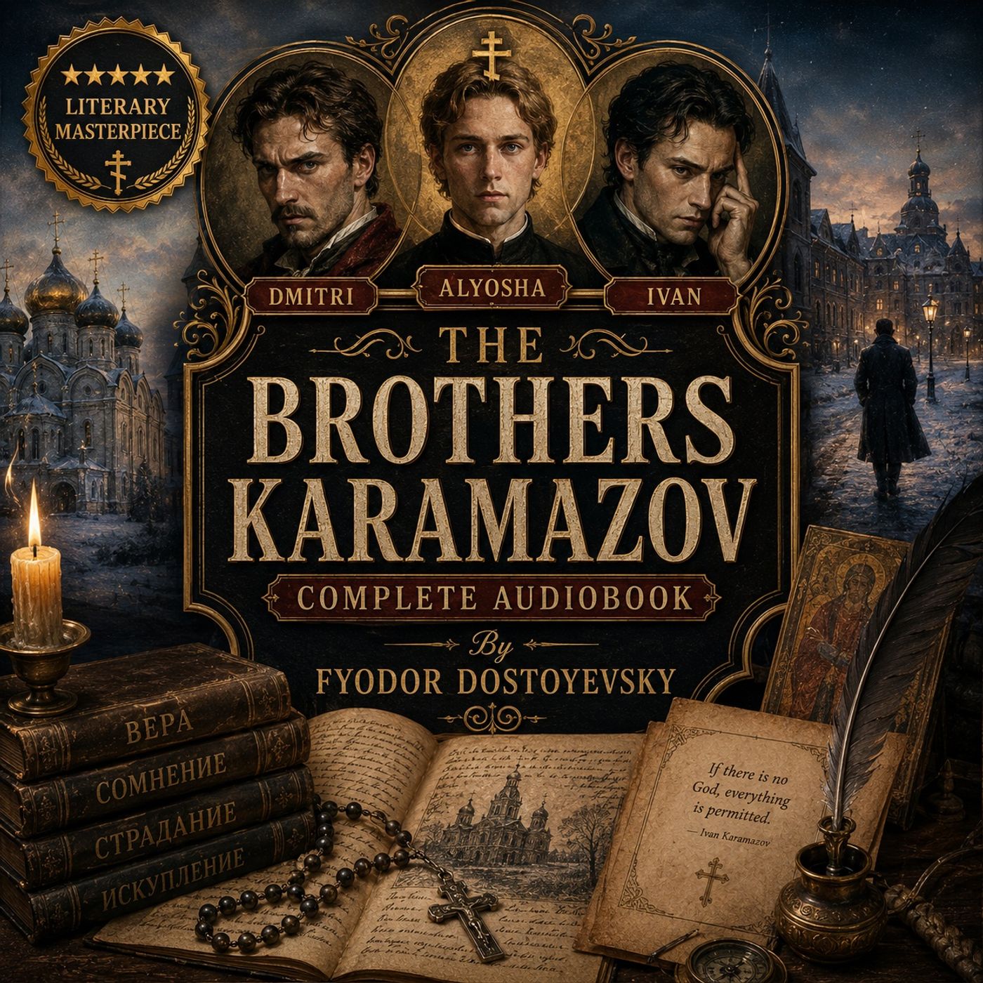 The Brothers Karamazov by Fyodor Dostoyevsky | Complete Audiobook | Faith, Family, Redemption & Russian Literary Masterpiece Part 4 episode artwork