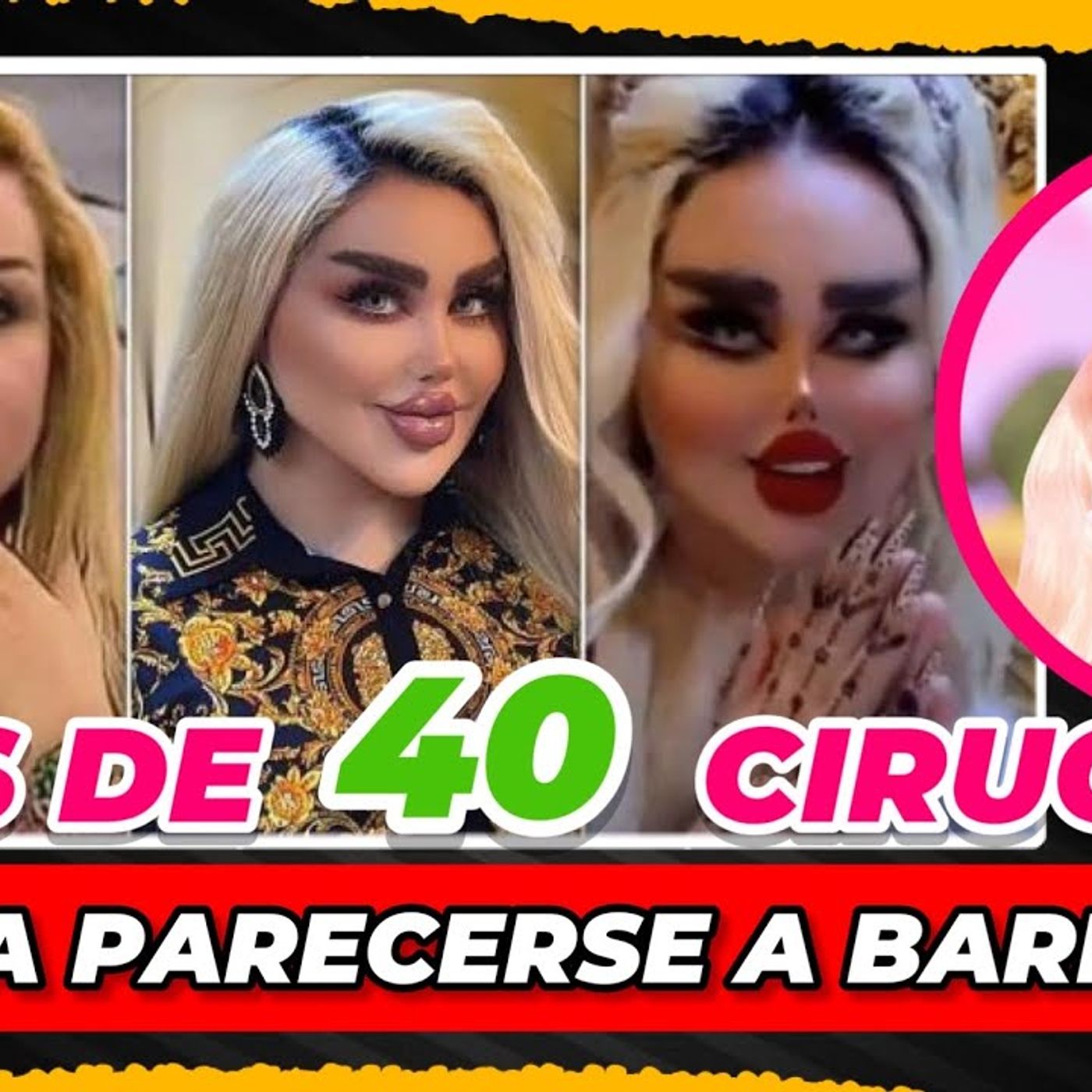 PRESENTADORA Y ACTRIZ QUE SE HA SOMETIDO A MÁS DE 40 CIRUGÍAS PARA PARECERSE A BARBIE episode artwork