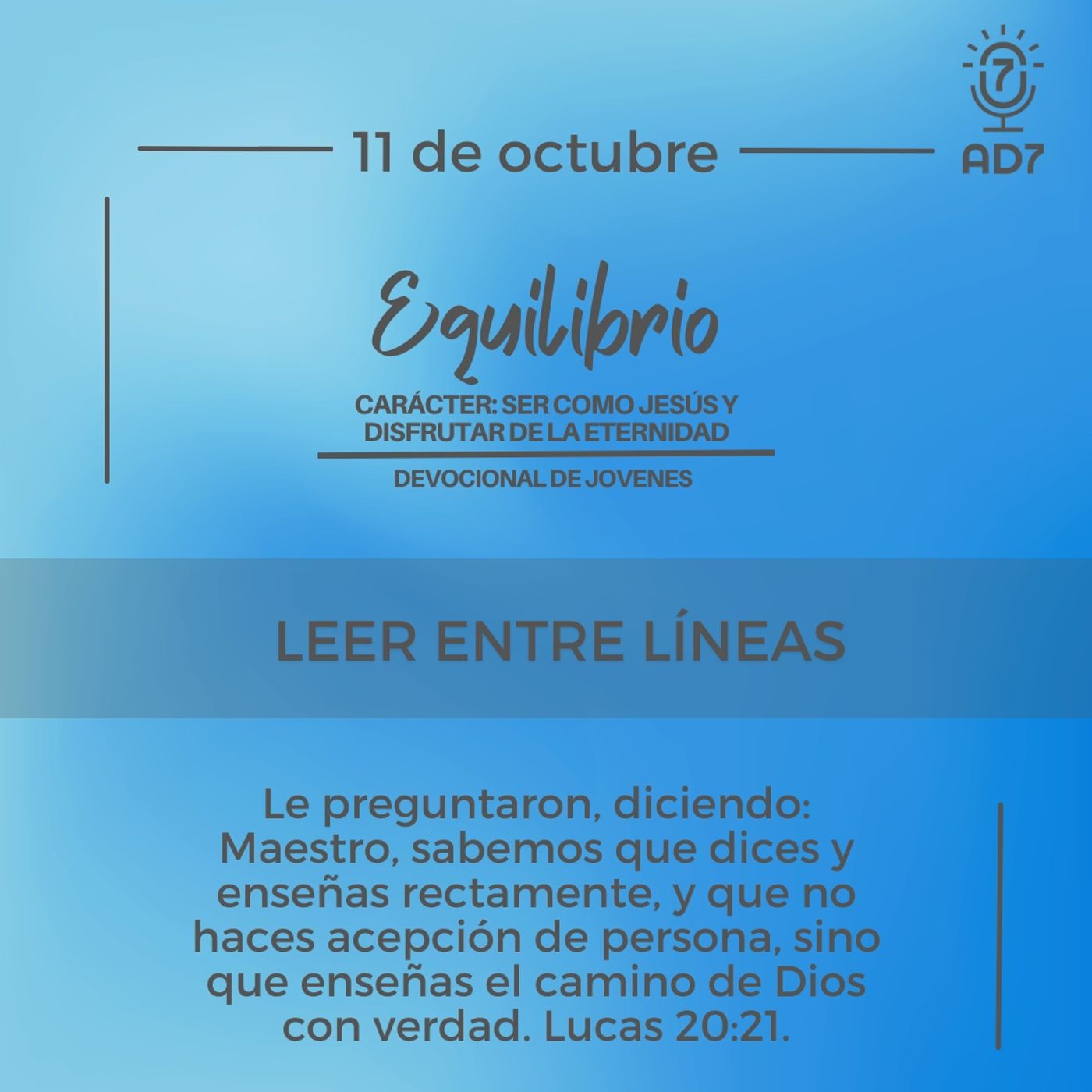 AD7 Devocional - Diferente / Inverso