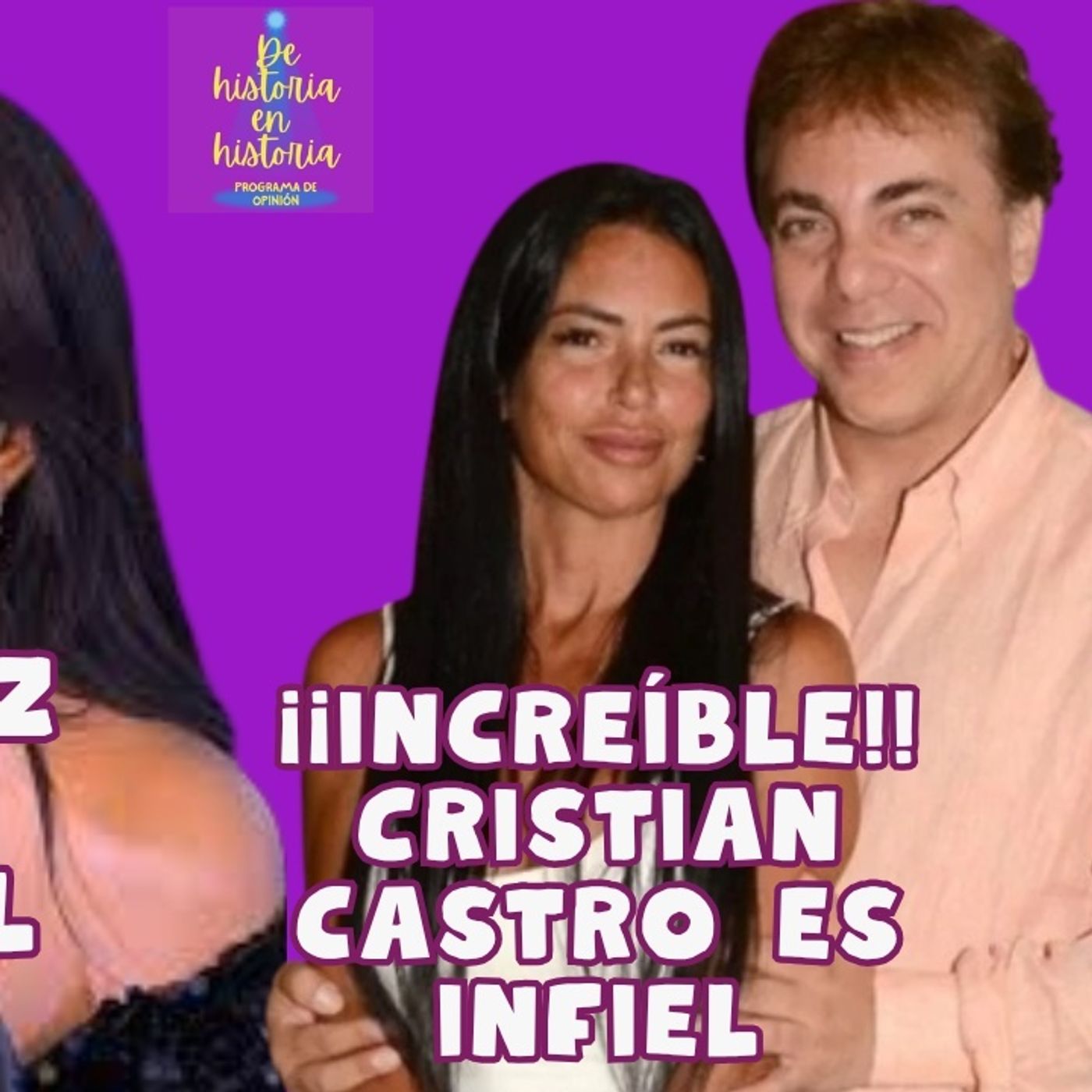 Cristian Castro infiel....no podia saberse