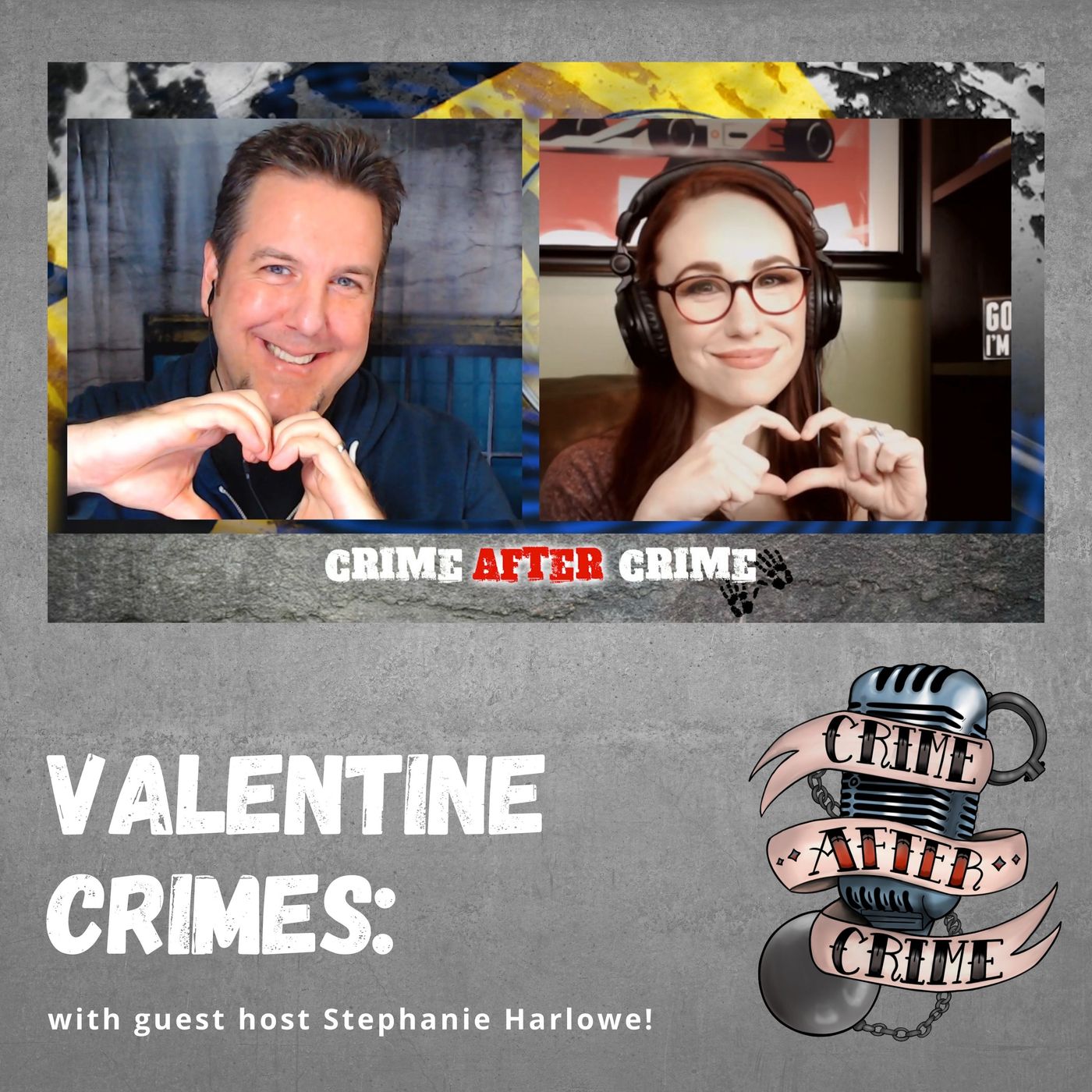 Valentine’s Day Crimes with guest host Stephanie Harlowe