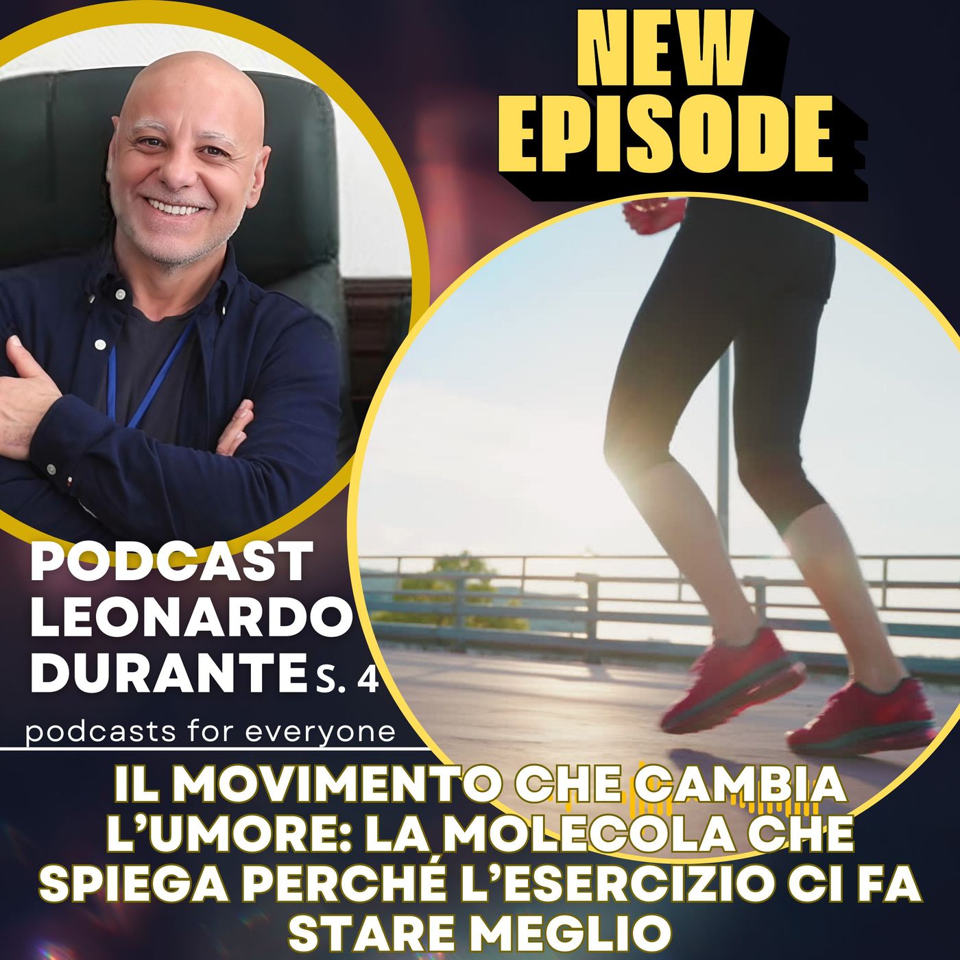 Episodio 370 del 29/05/26. Il movimento che cambia l’umore: la molecola che spiega perché l’esercizio ci fa stare meglio episode artwork
