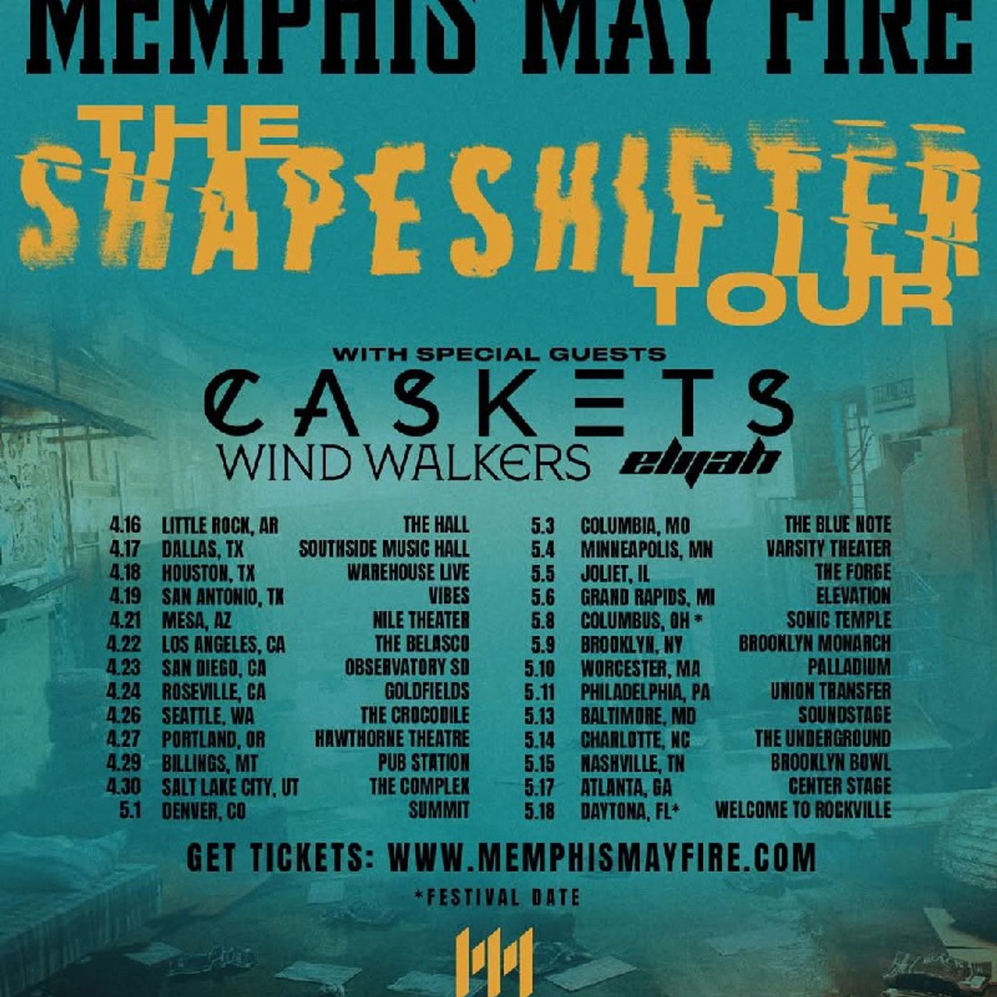 Episode 301 - Memphis May Fire - The Shapeshifter Tour