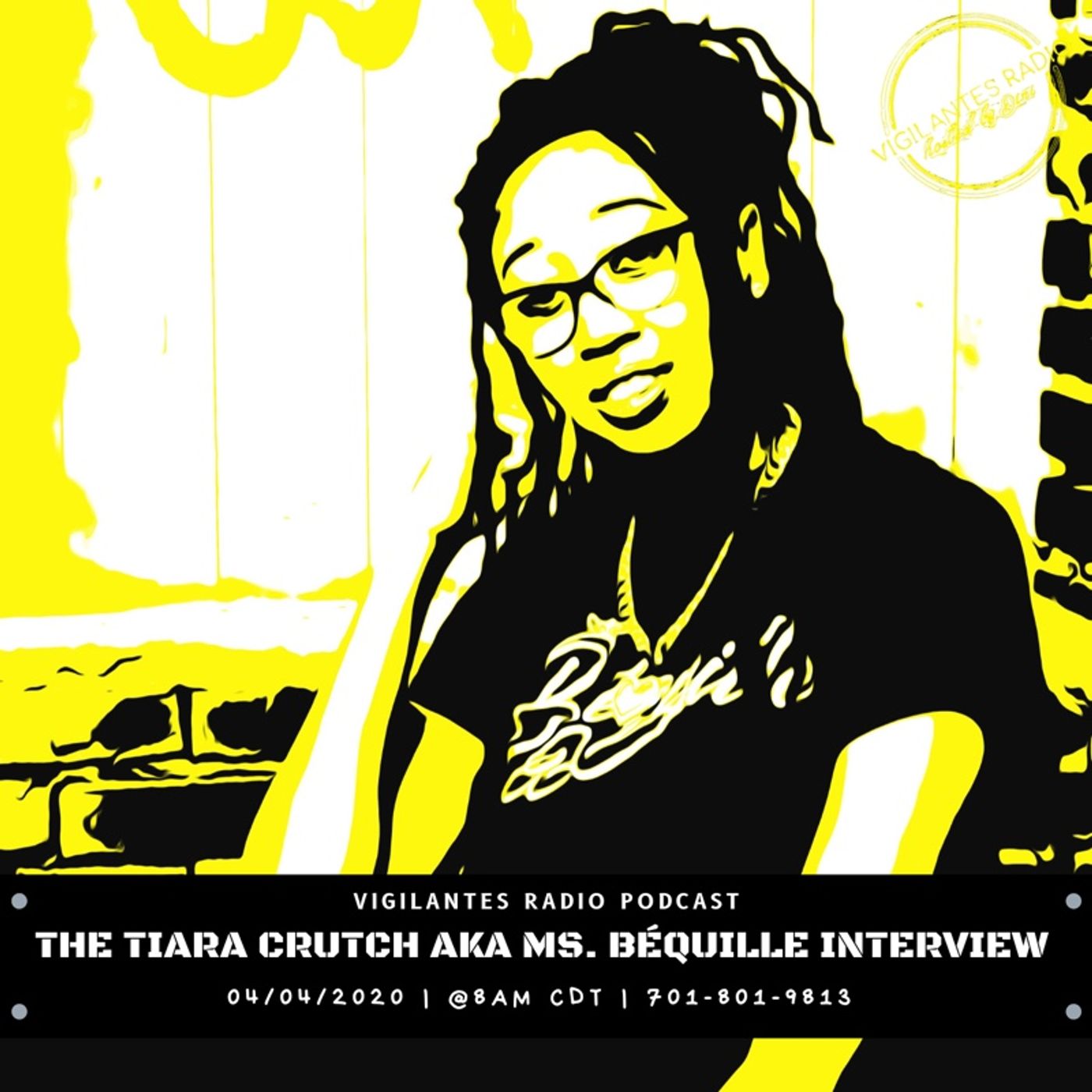 The Tiara Crutch aka Ms. Béquille Interview. Image