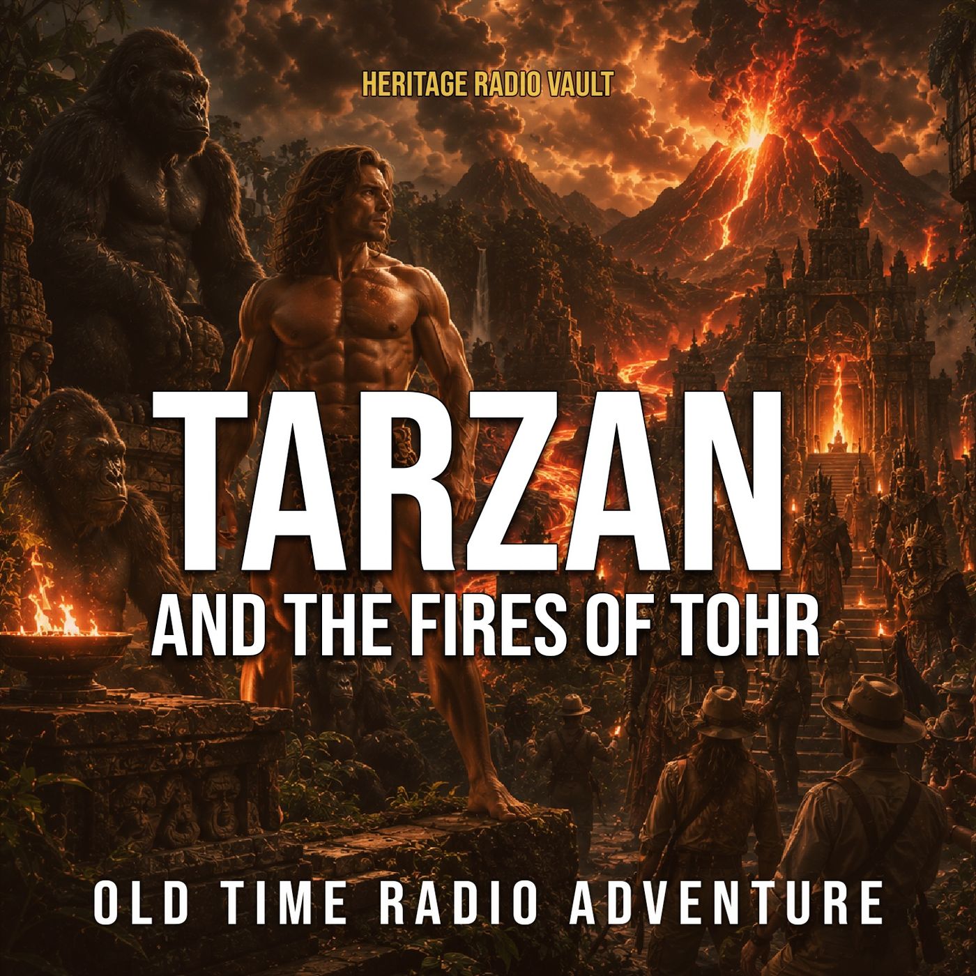 Tarzan and the Fires of Tohr - Old Time Radio Adventure podcast artwork