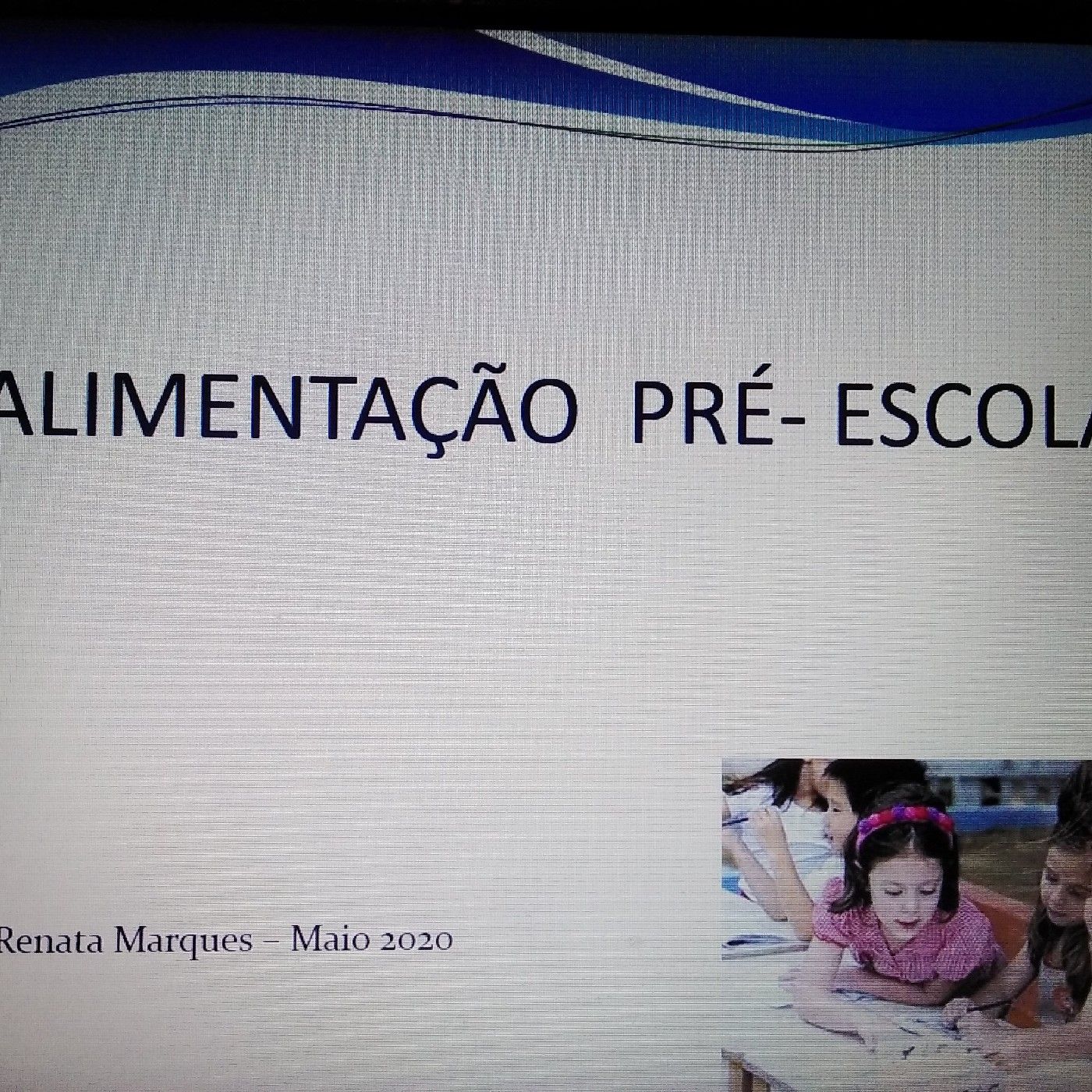 Alimentação Pré-escolar E Escolar