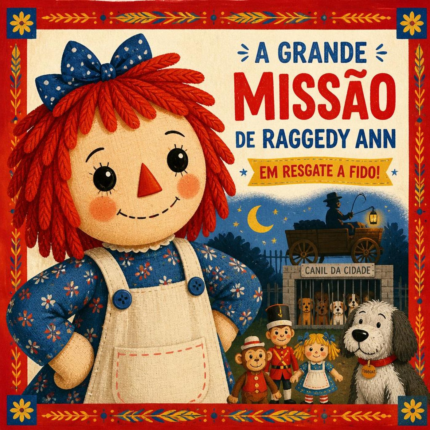 Raggedy Ann e o Resgate Noturno de Fido ｜ Conto infantil