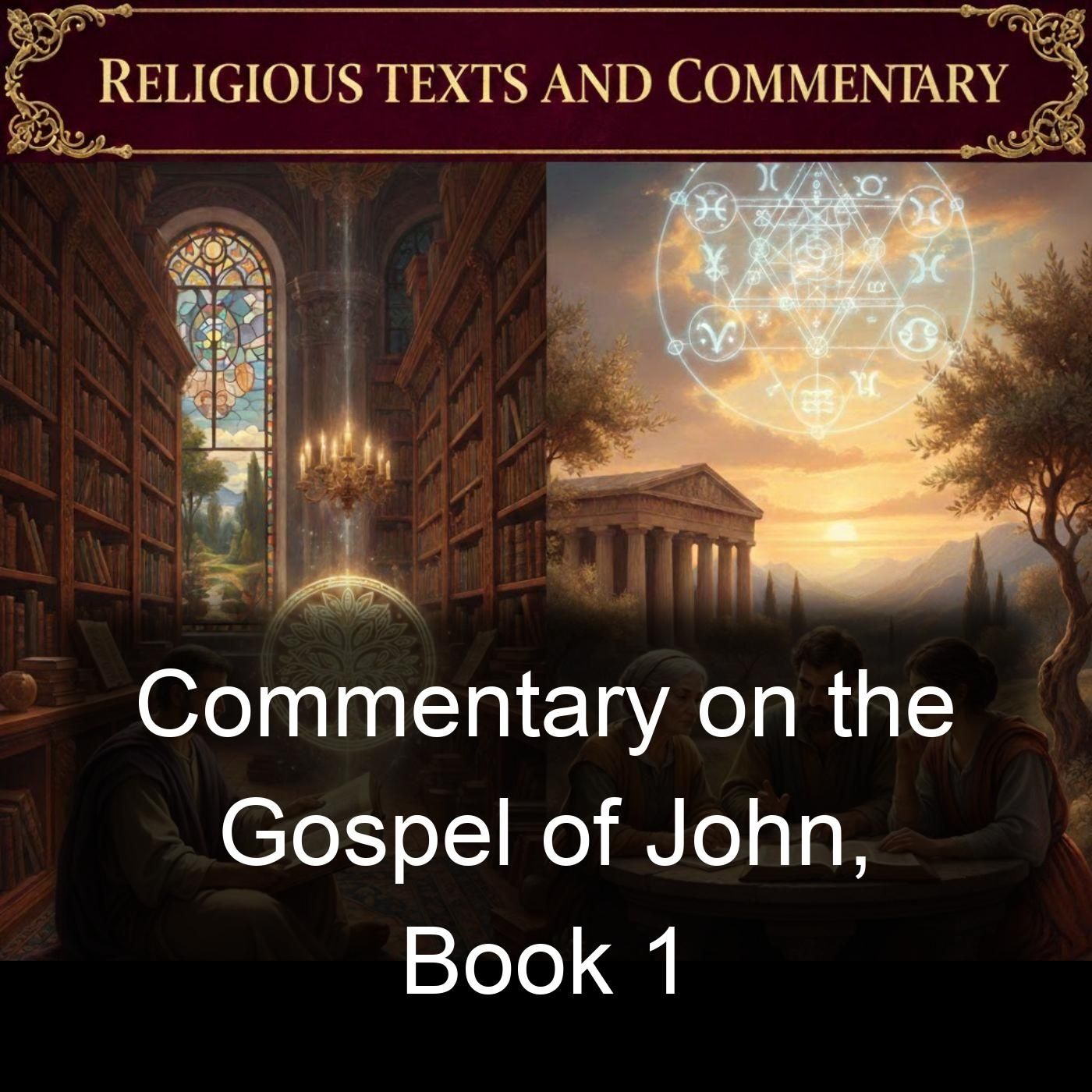 Commentary on the Gospel of John Book 1 - Cyril of Alexandria