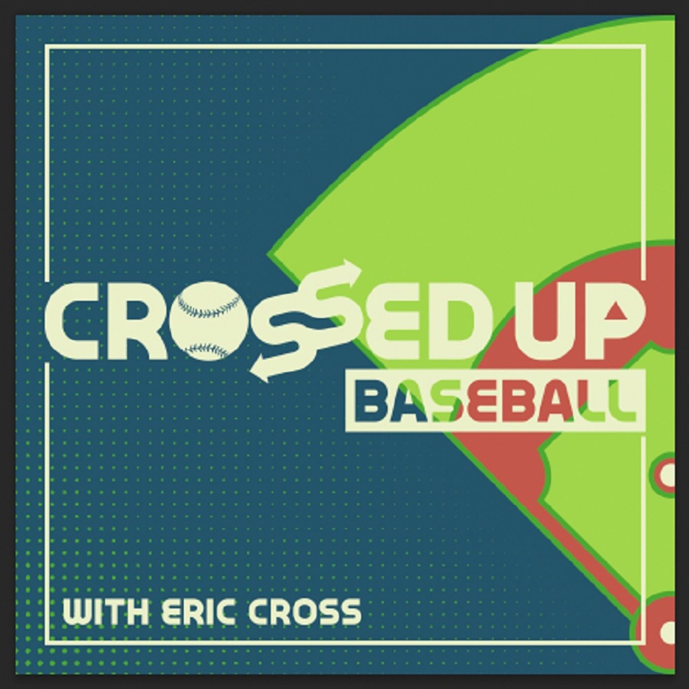 Crossed Up Baseball