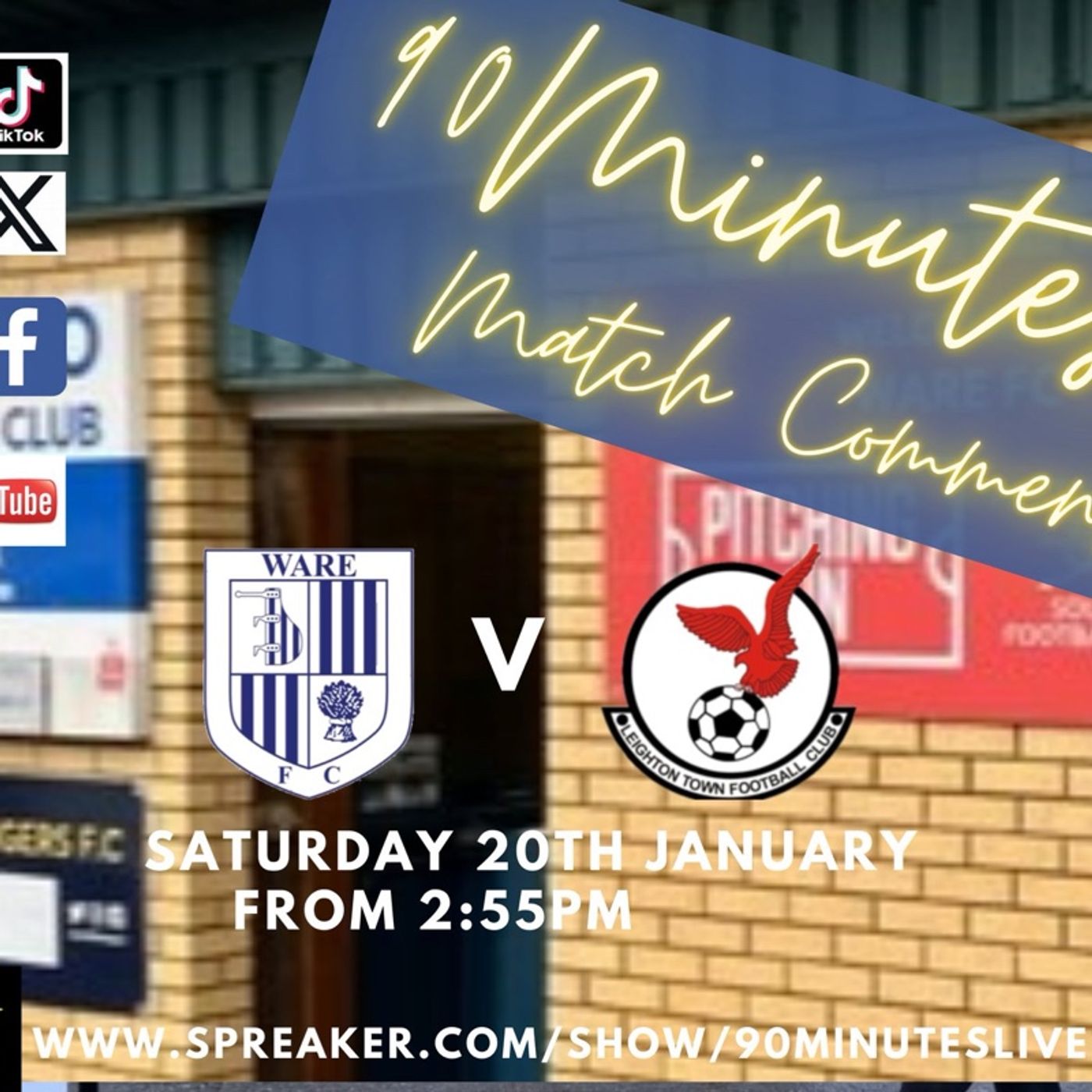Ware v Leighton Town Live