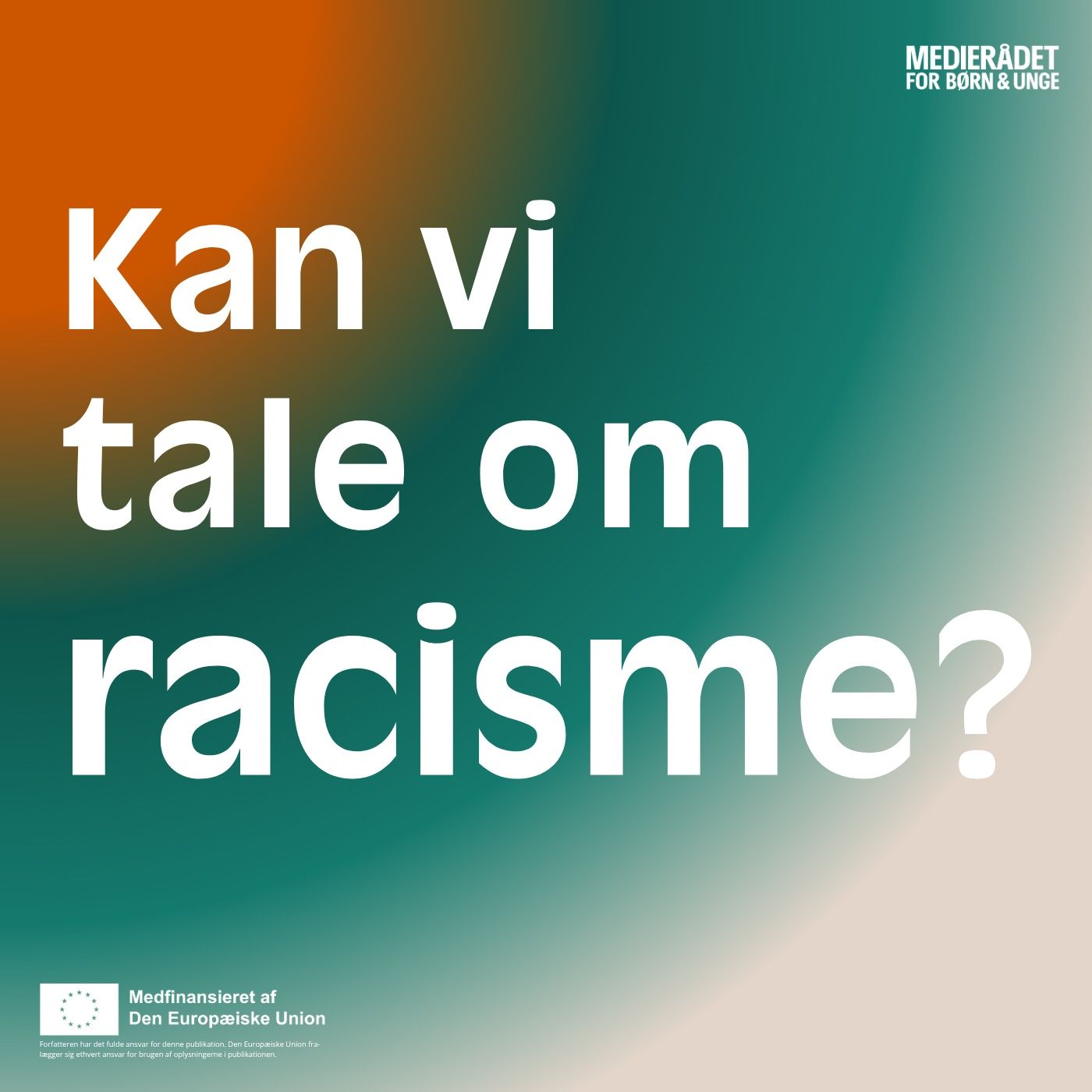Kan vi tale om racisme?