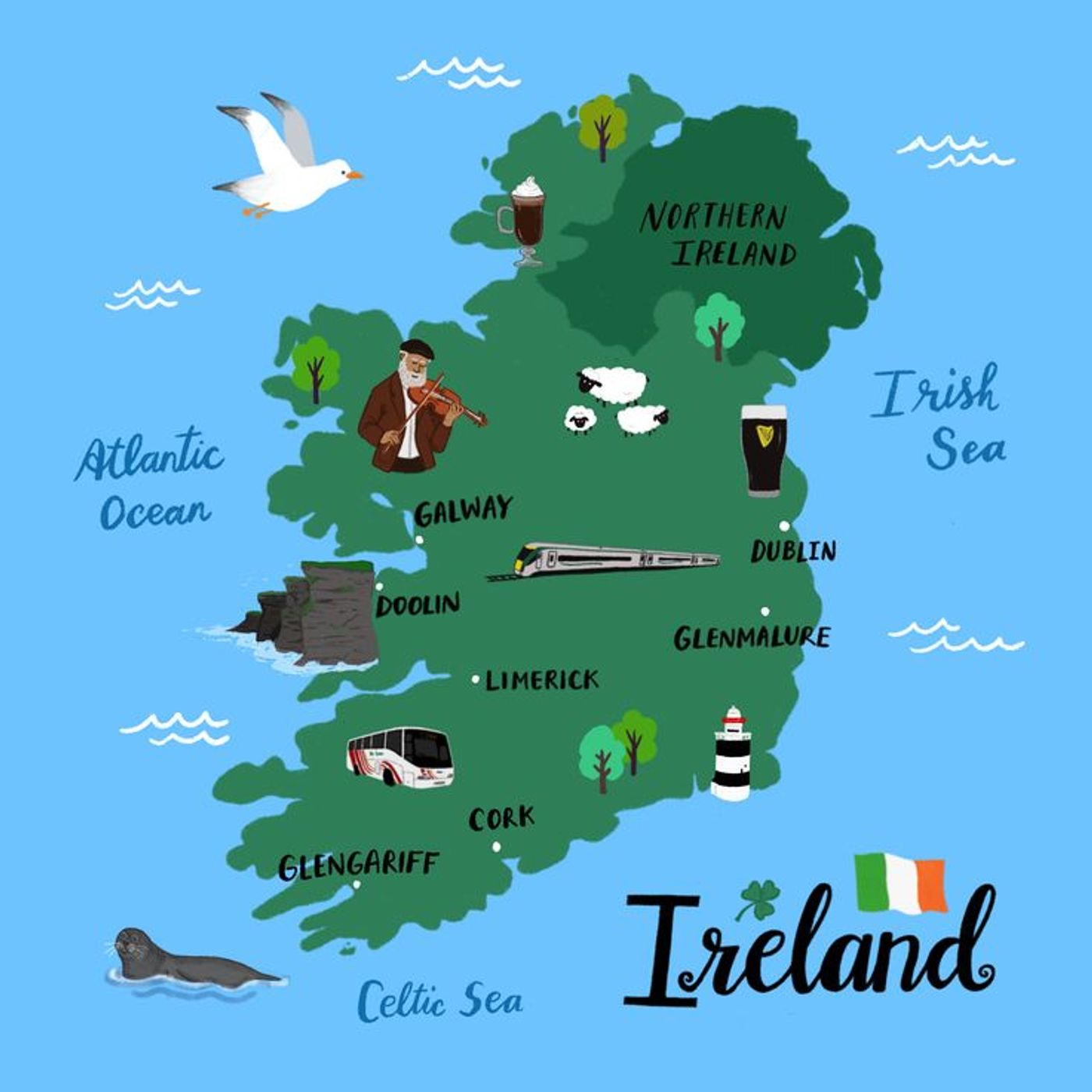 Irlanda da Dublino al Sud-Ovest