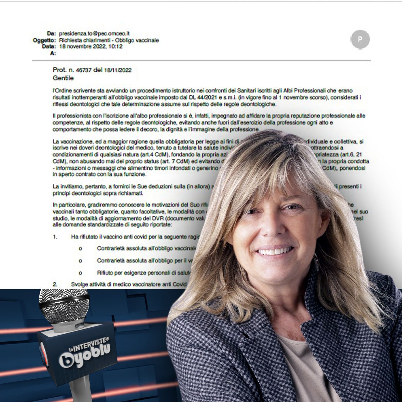 La "PEC" ai medici di Torino, rovesciamento della deontologia - Rossana Becarelli episode artwork