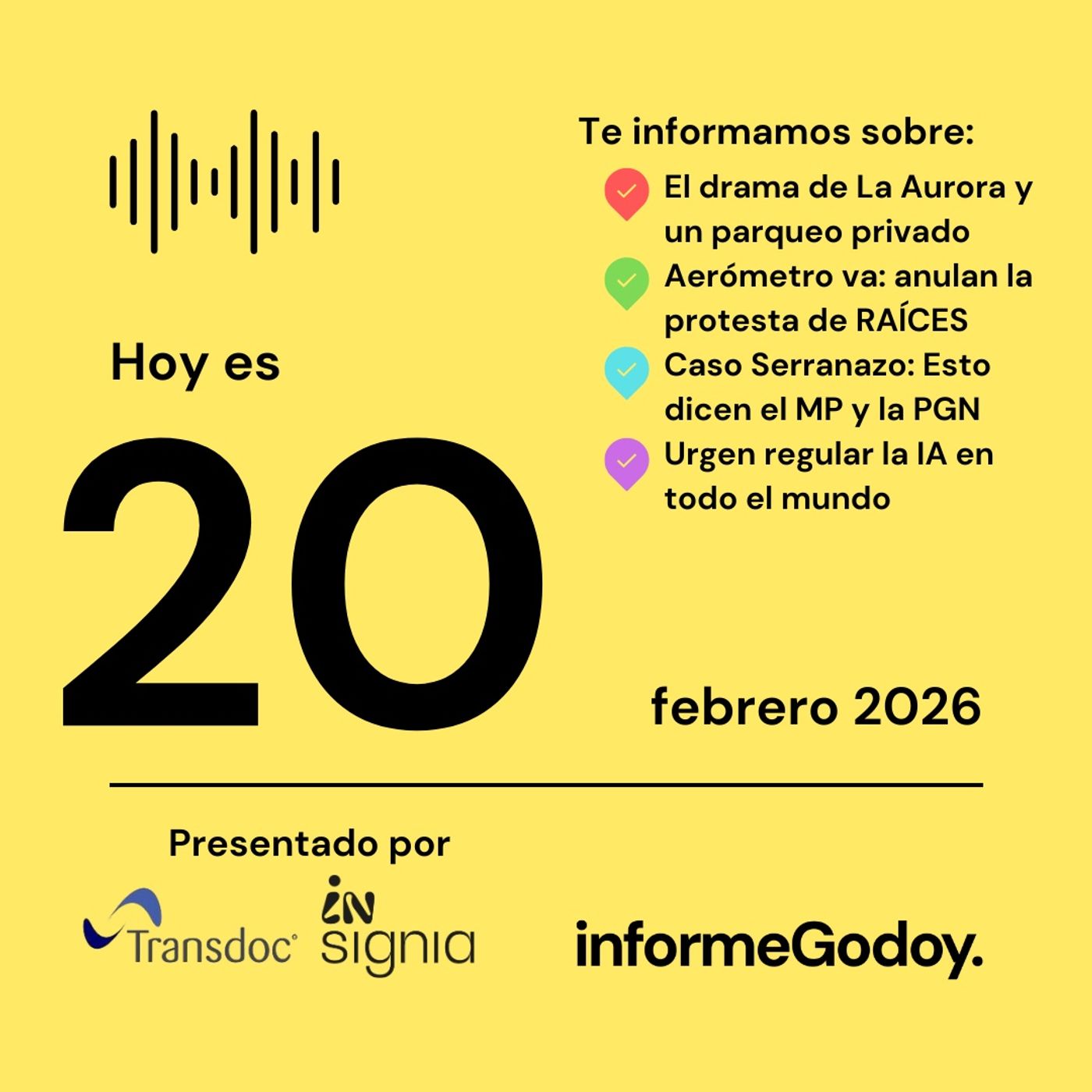 20 de febrero 2026 episode artwork
