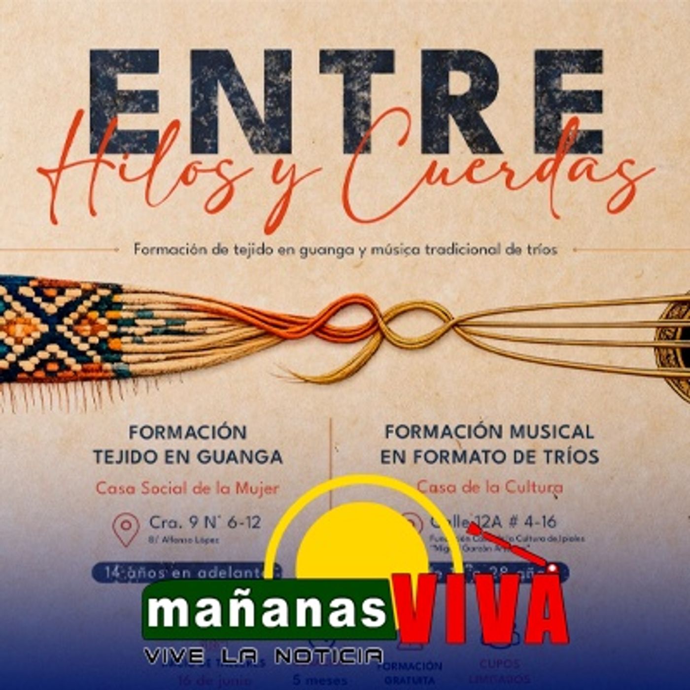 Abren inscripciones para formación gratuita en tejido y música tradicional en Ipiales episode artwork