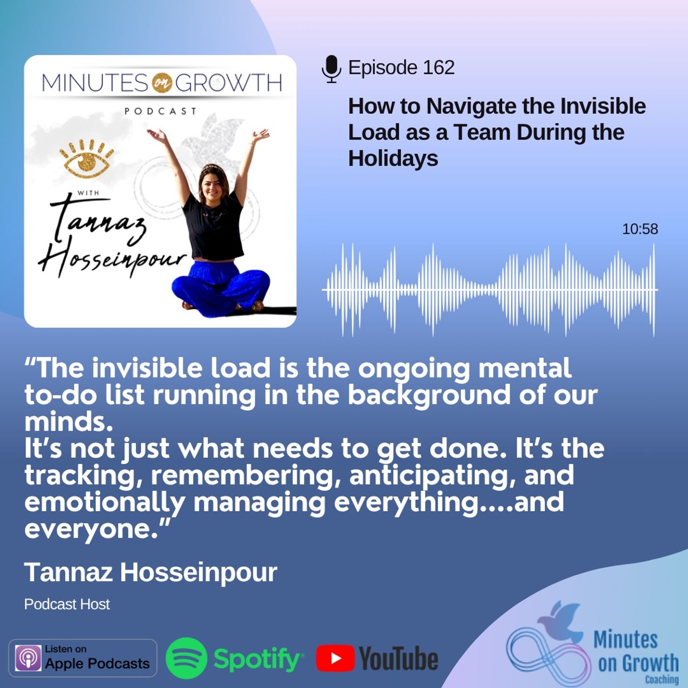 162: How to Navigate the Invisible Load as a Team During the Holidays