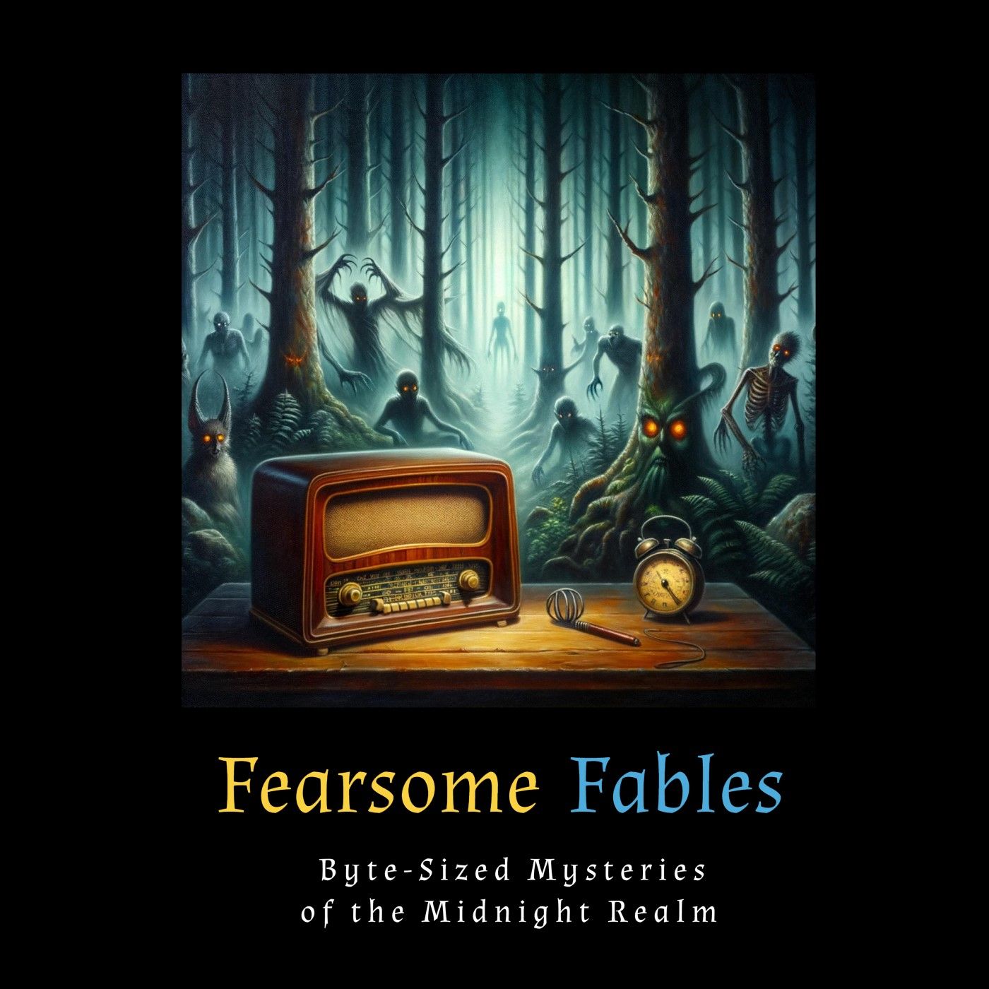 🌌📖 Dive into the Midnight Realm with "Fearsome Fables"!