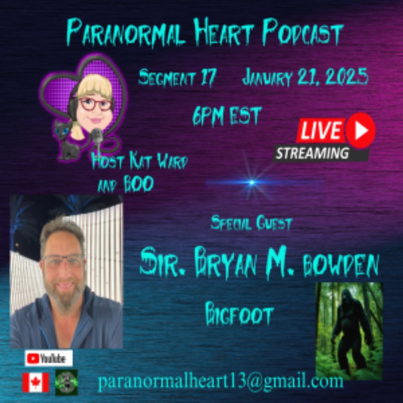 Sir Bryan Bowden Talks Bigfoot - Paranormal Heart