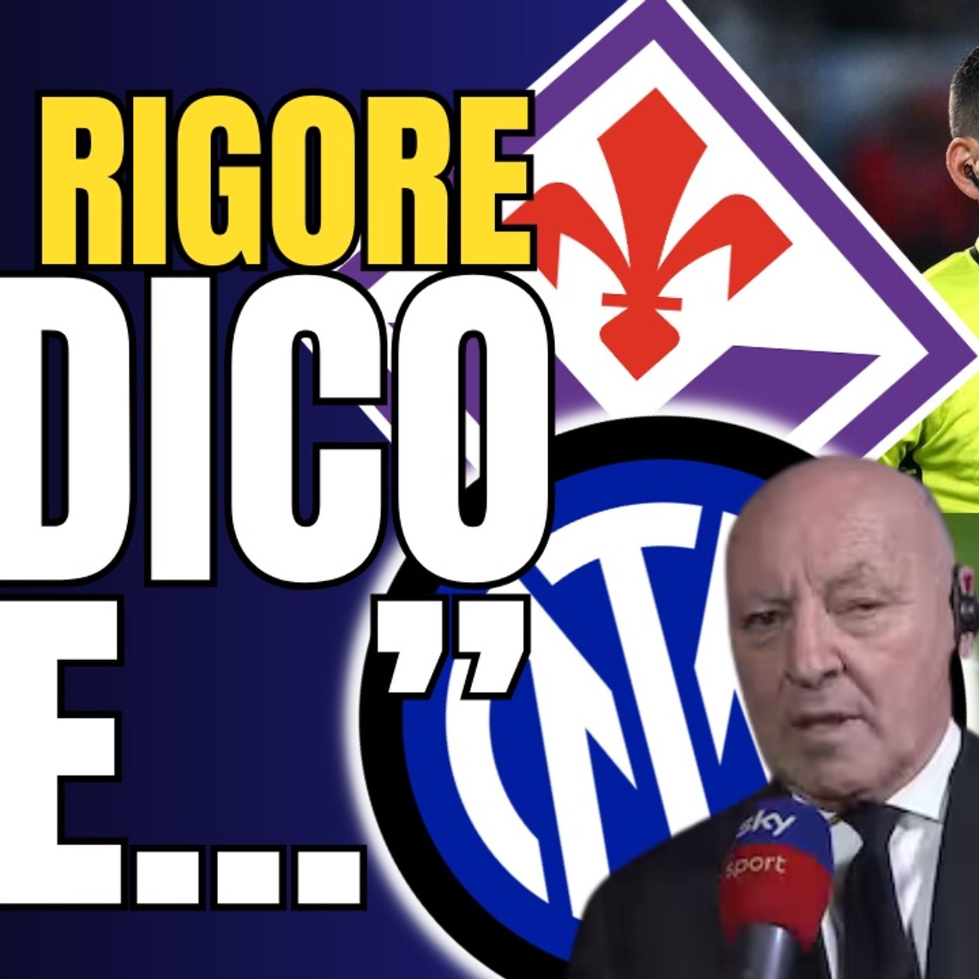 Voto SHOCK all'arbitro di Fiorentina-Inter e Nuova polemica
