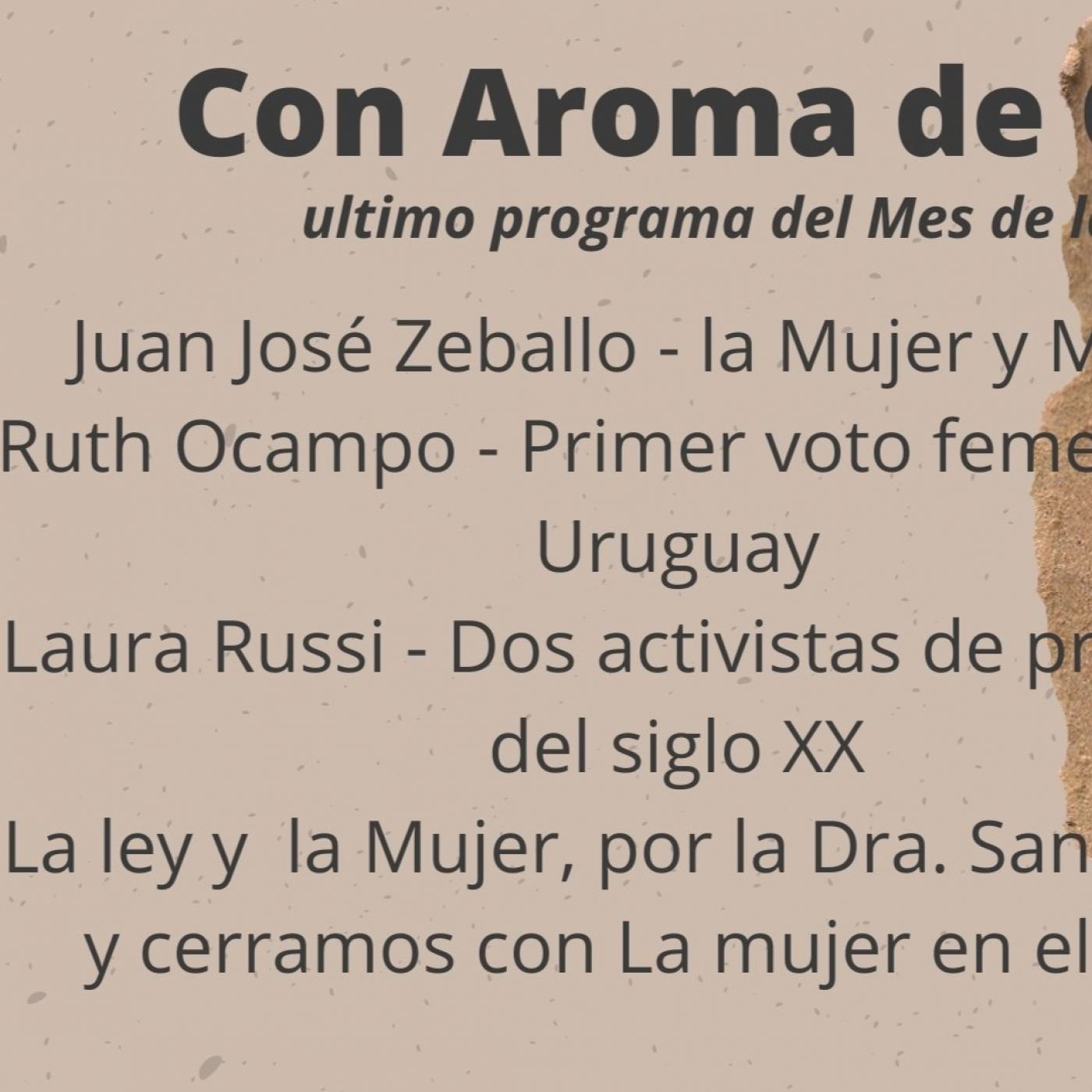 Con Aroma de Café