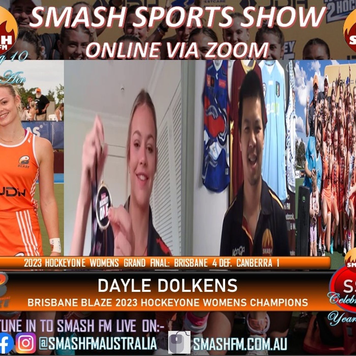 SSS10THYR: Brisbane Blaze 2023 HockeyOne Womens Premiership Interviews 260124