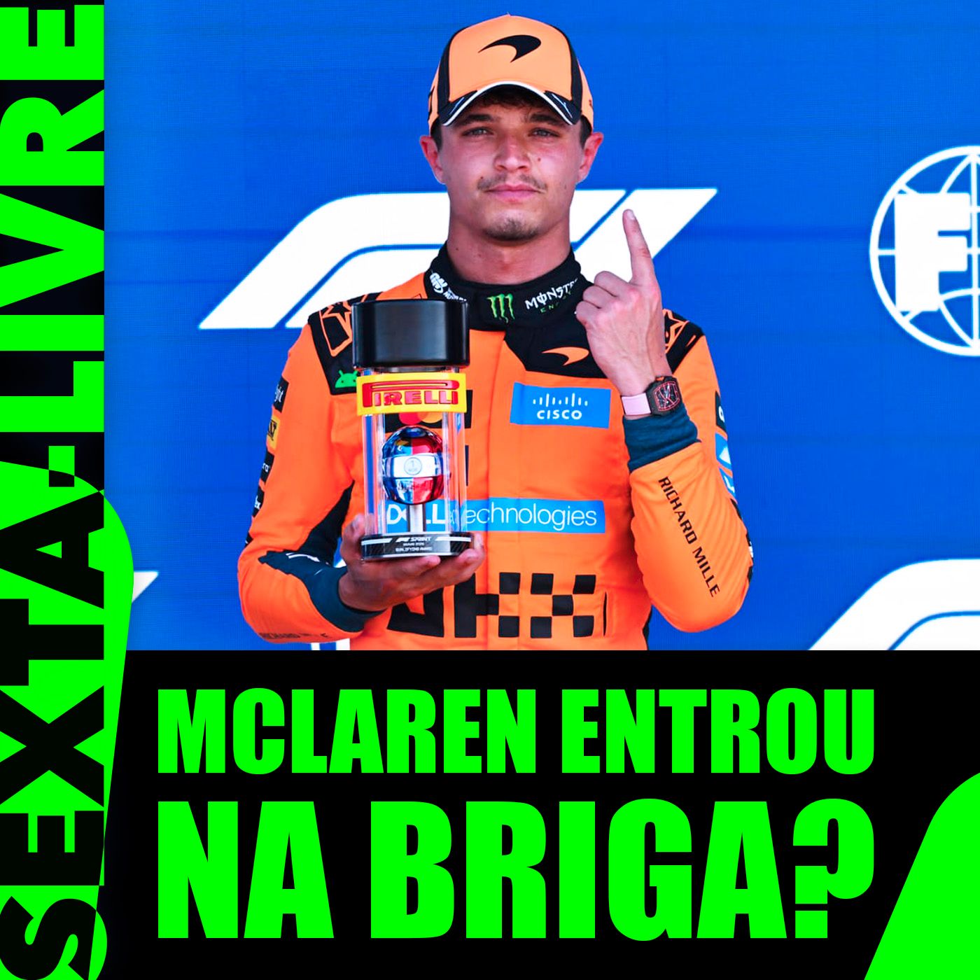 NORRIS é POLE da SPRINT em MIAMI! Mercedes LIGA ALERTA? BORTOLETO com PROBLEMAS, F2 e NASCAR BR — Motorsport.com Brasil cover