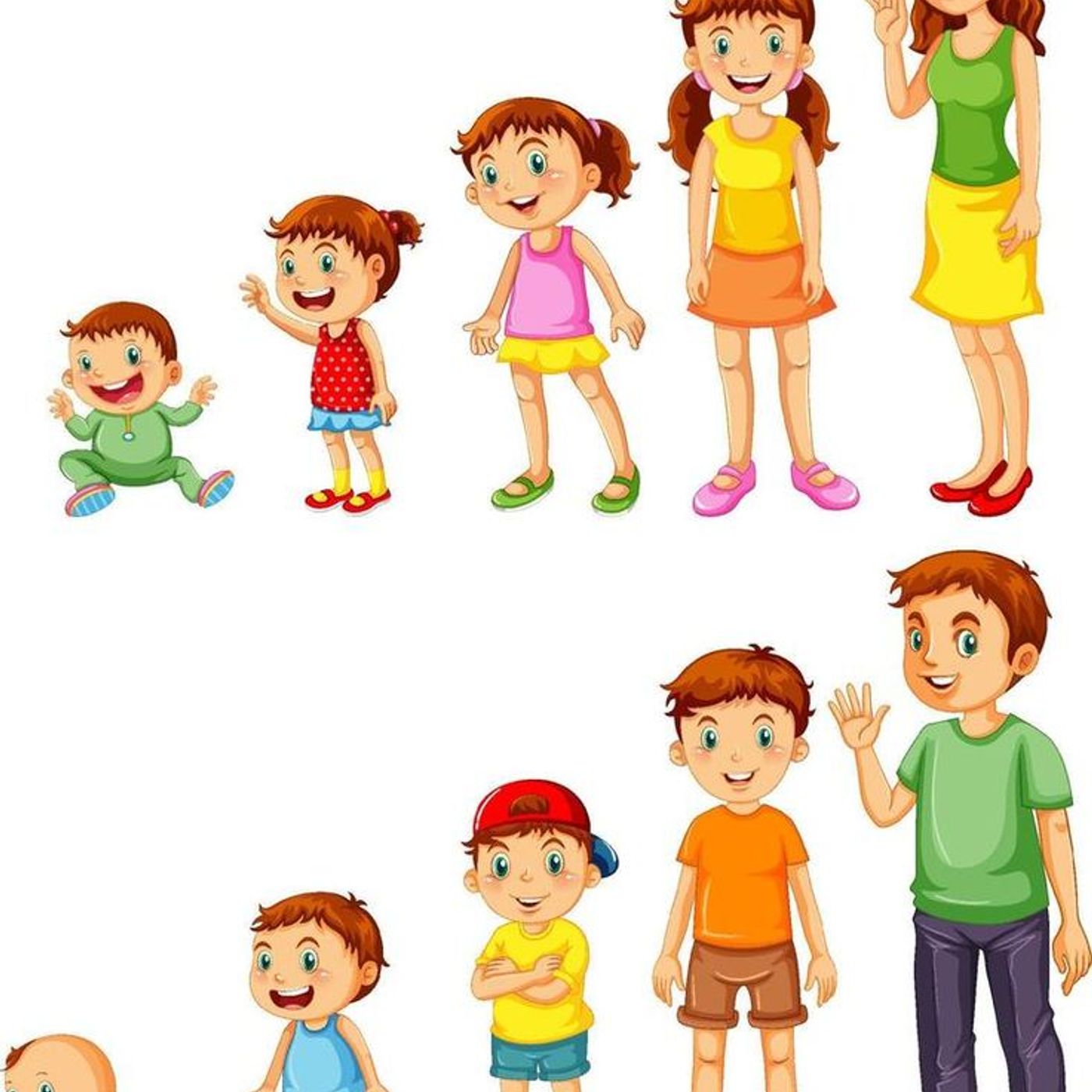 Las etapas del desarrollo infantil cover art