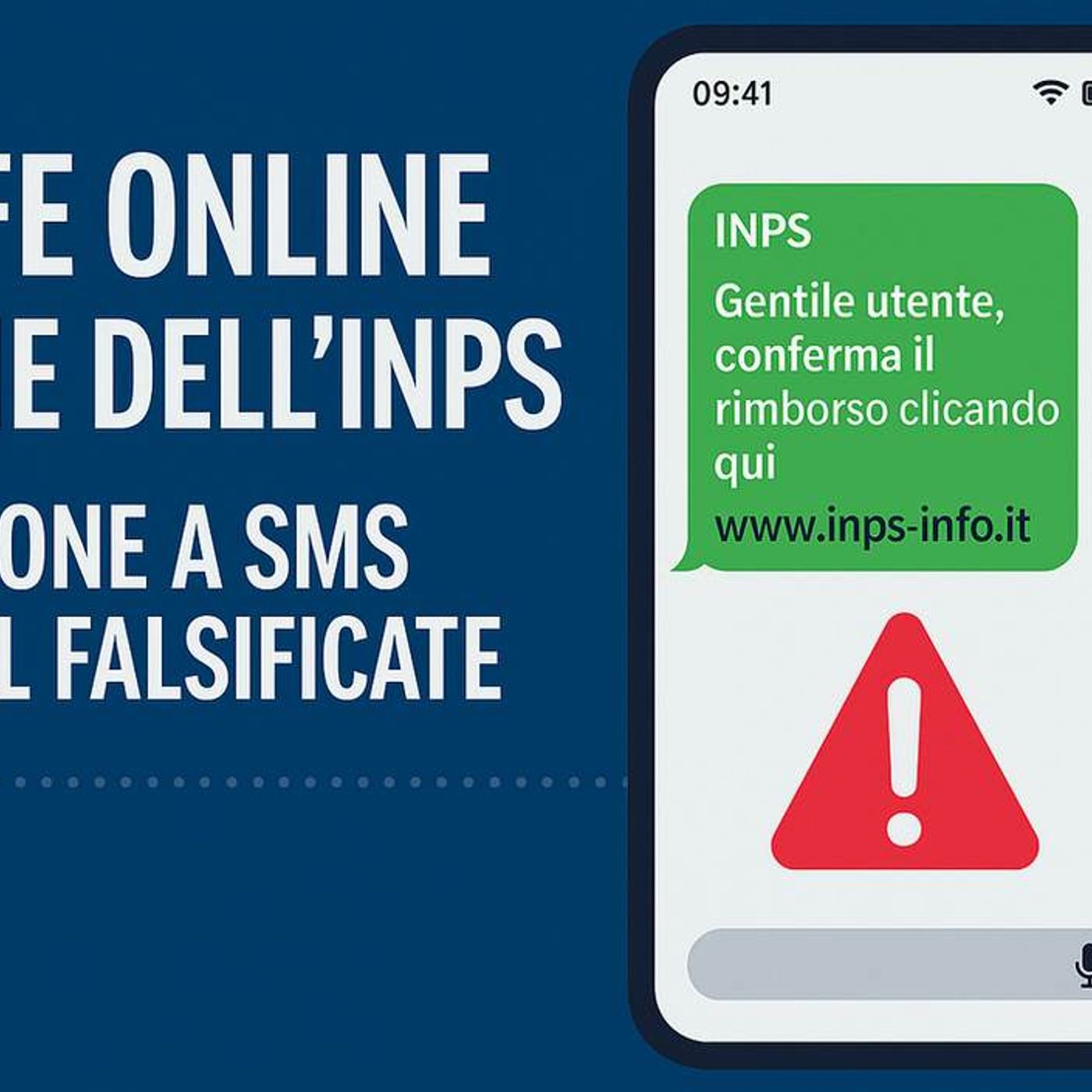 TRUFFE ONLINE A NOME DELL’INPS: ATTENZIONE A SMS ED EMAIL FALSIFICATE episode artwork