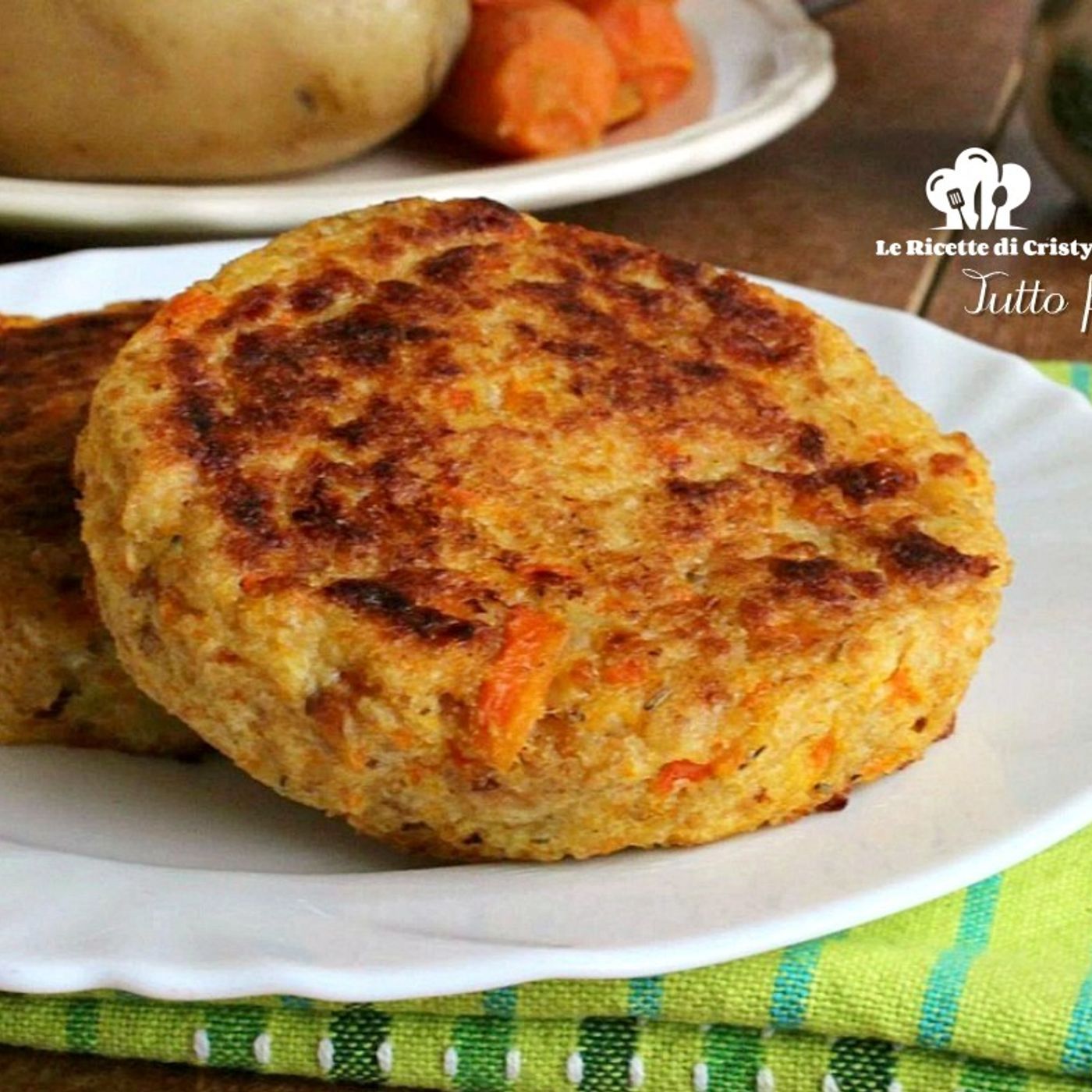 Hamburger di carote e patate "secondo piatto vegetariano" episode artwork