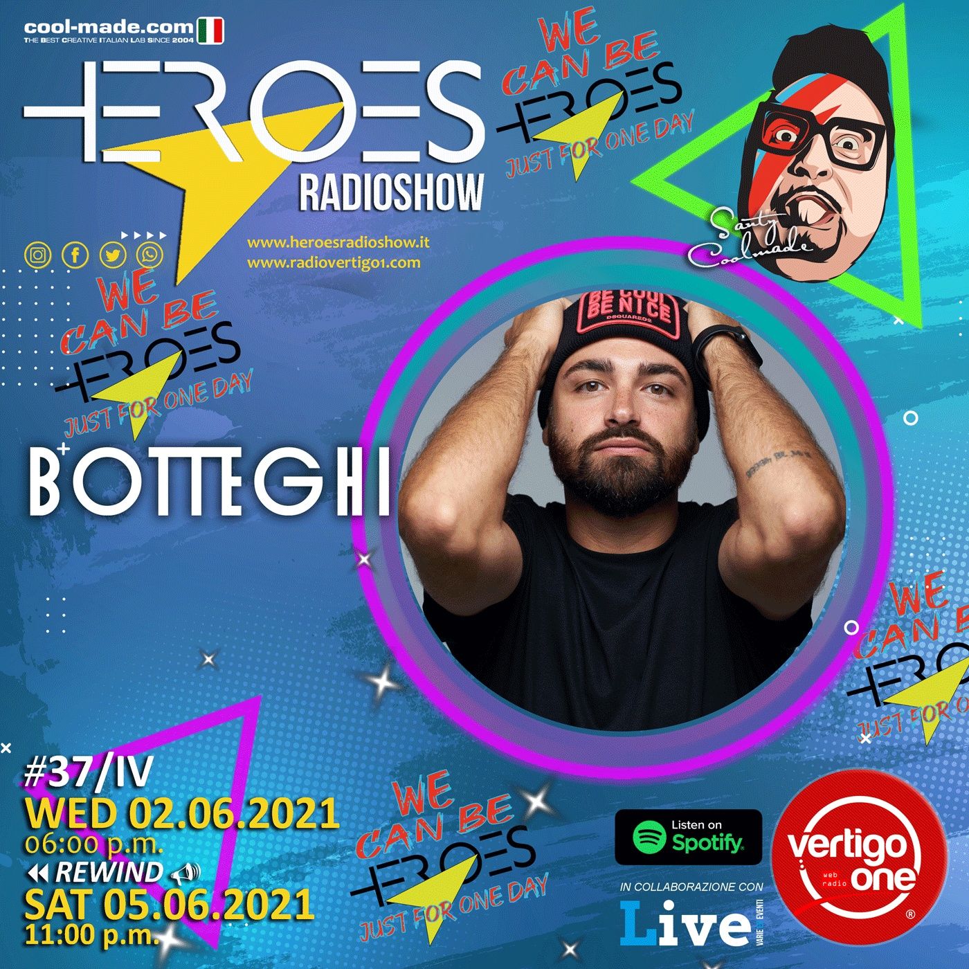 #372020-21> HEROES RadioShow - Special Guest BOTTEGHI episode artwork