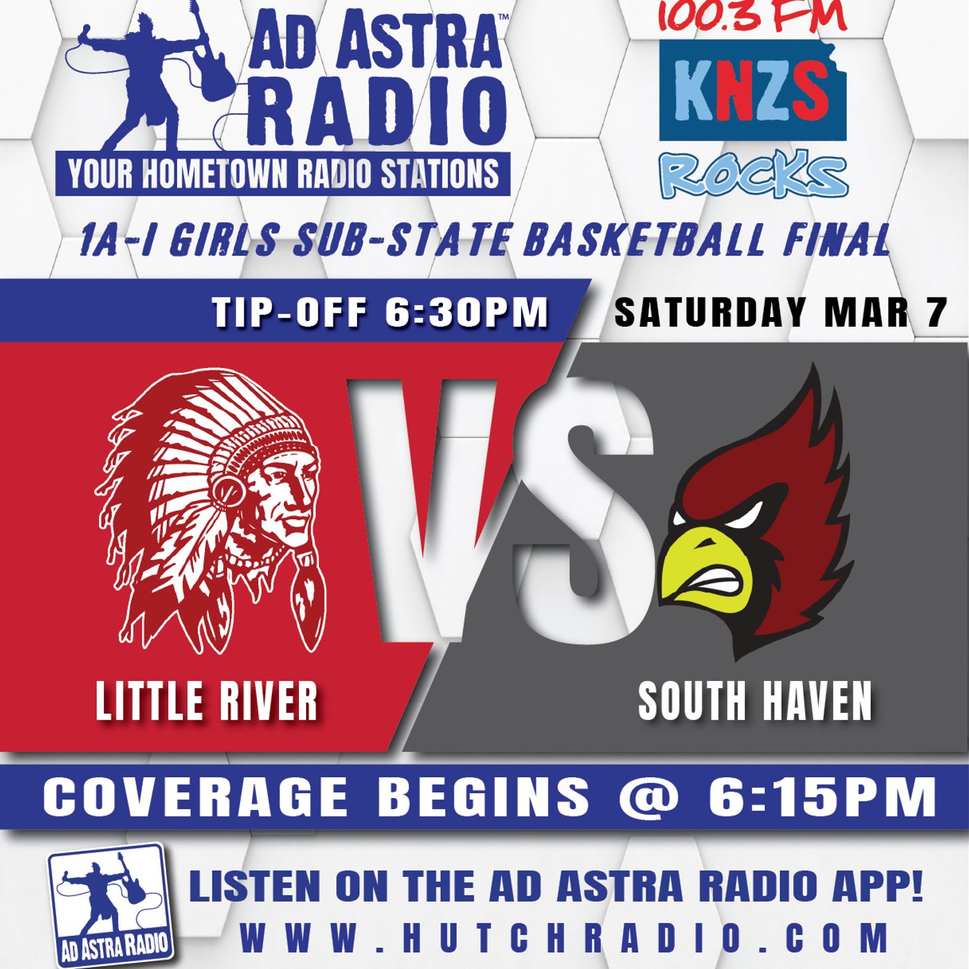 Little River Lady Redskins vs South Haven Lady Cardinals High School Basketball (1A-I Substate Final-March 7, 2026) episode artwork