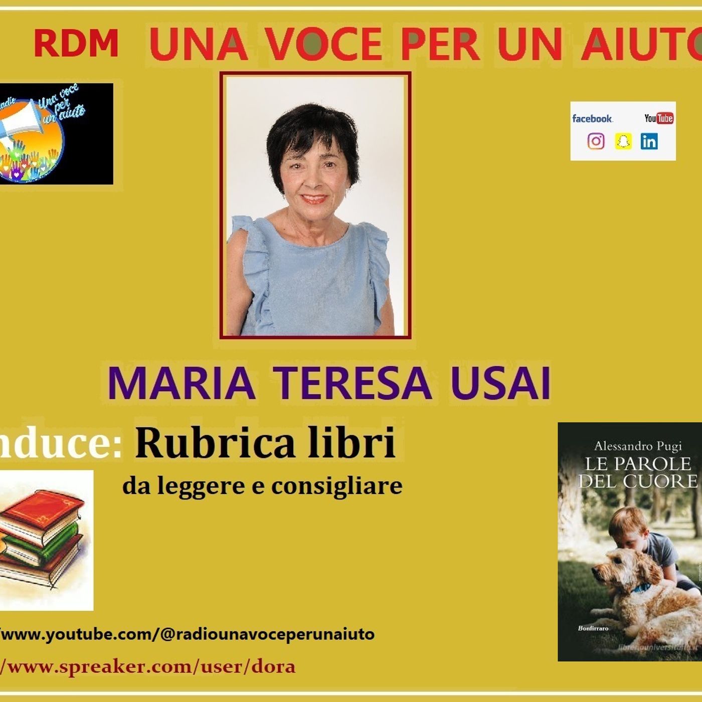 RUBRICA LIBRI:  Le parole del cuore di Alessandro Pugi episode artwork