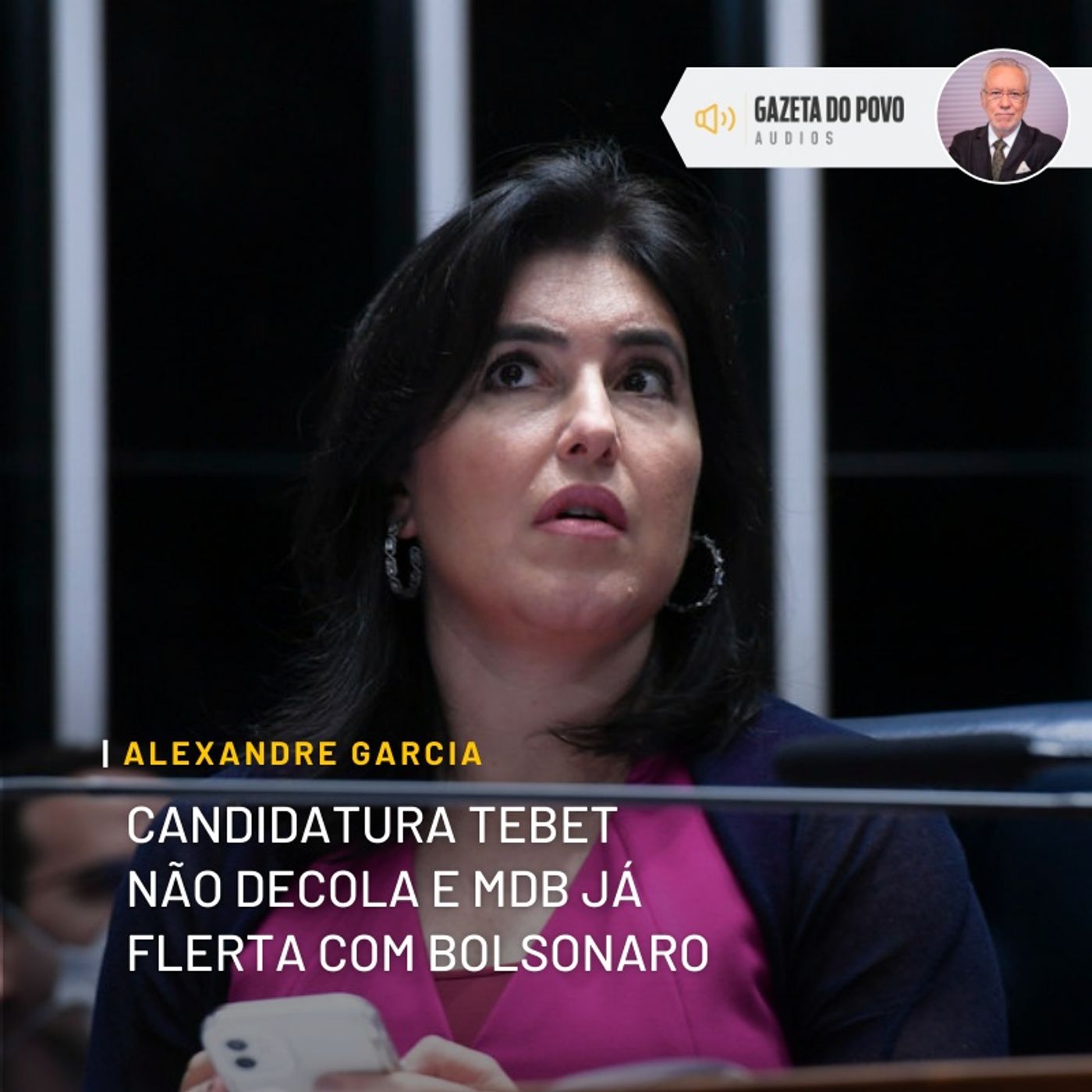 Candidatura Tebet não decola e MDB já flerta com Bolsonaro