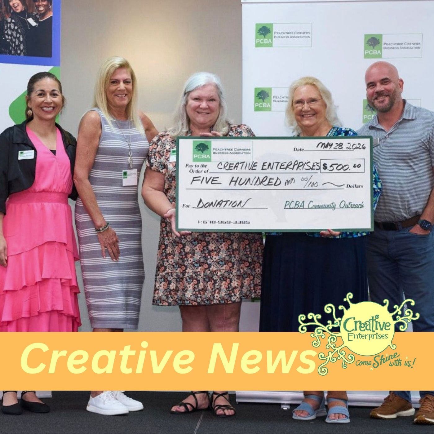Peachtree Corners Business Association Invests Back into the Community Through Support of Creative Enterprises, by Amanda Pearch episode artwork