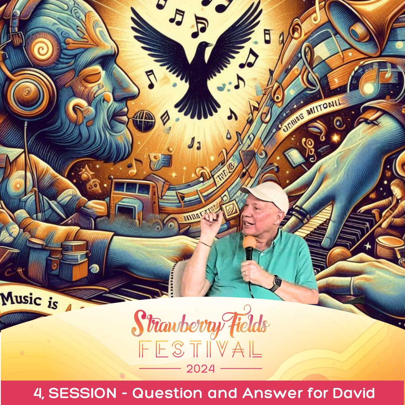 Session 4 - Strawberry Fields Festival 2024 - Morning Session with Q&A for David Hoffmeister episode artwork