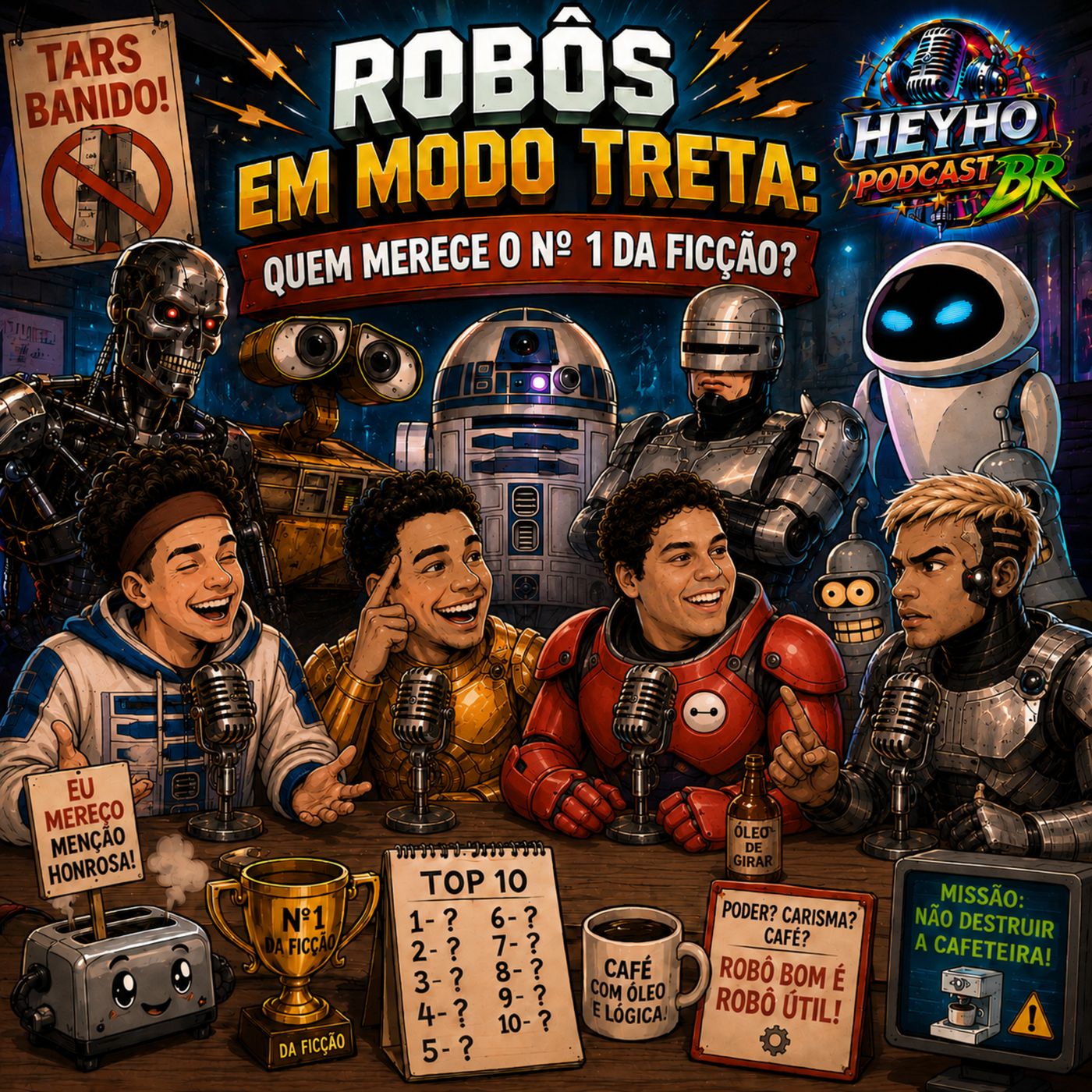 Episódio 90 🤖 Robôs em Modo Treta: Quem Merece o Nº 1 da Ficção? episode artwork