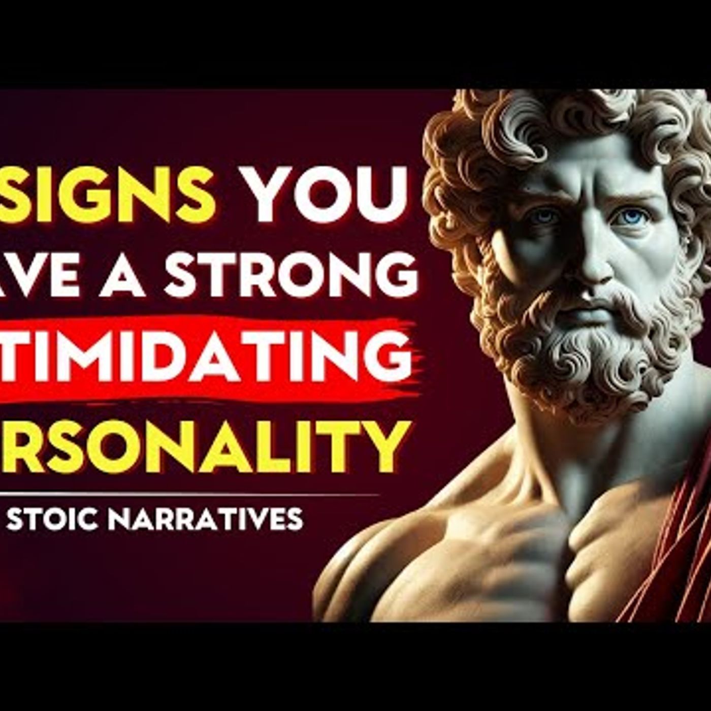 8 SIGNS You Have a STRONG PERSONALITY That SECRETLY INTIMIDATES People _ Stoic Philosophy episode artwork