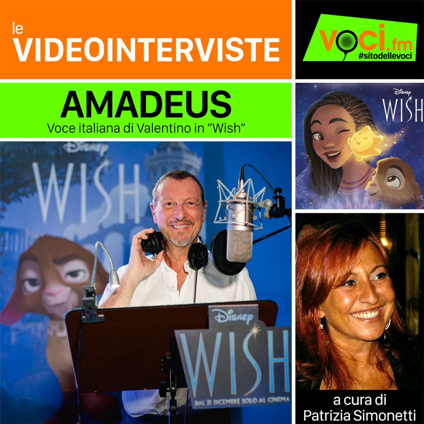 AMADEUS doppiatore in "WISH" su VOCI.fm  - clicca play e ascolta l'intervista episode artwork