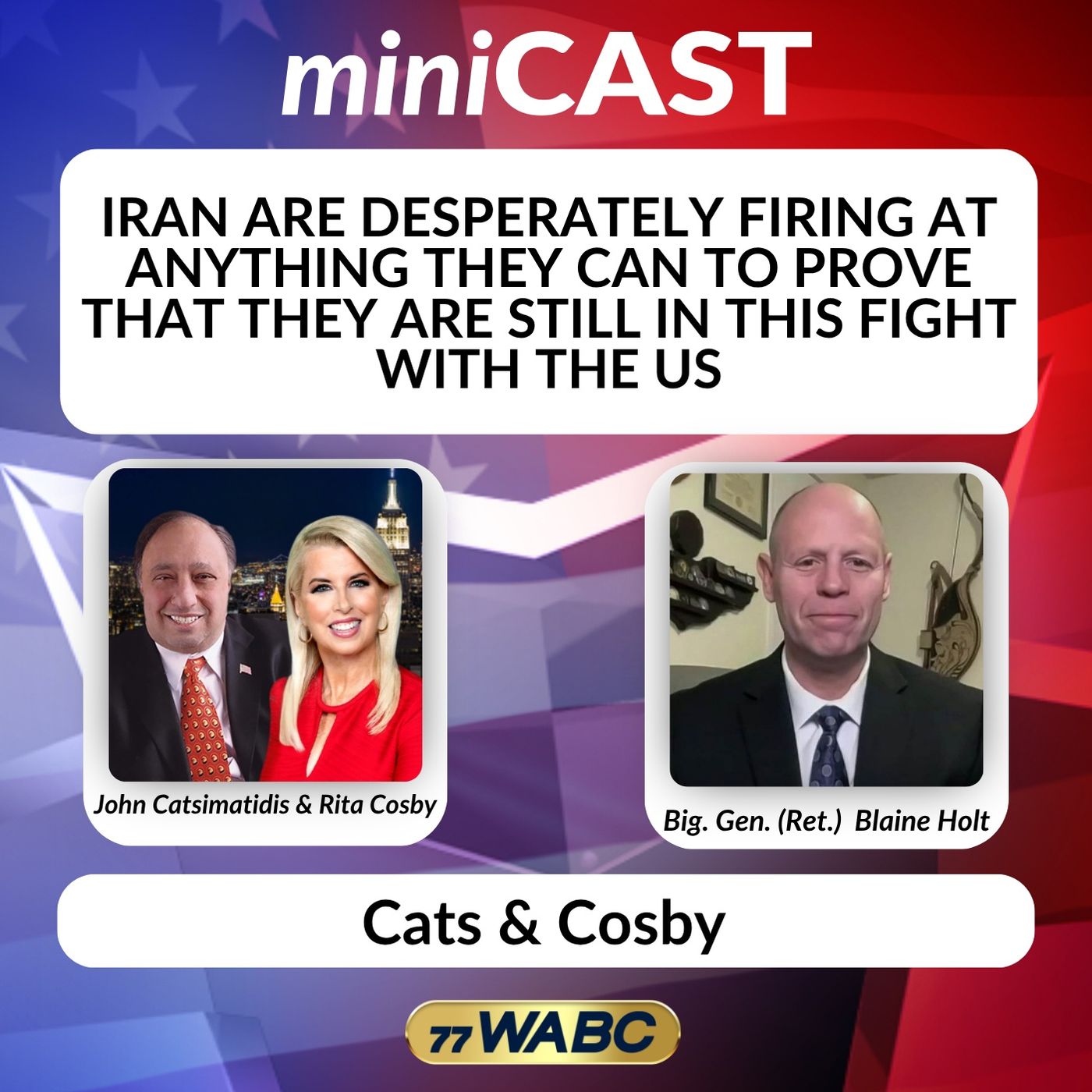 Brig. Gen. Blaine Holt: Iran are Desperately Firing at Anything They Can to Prove that They are Still in this Fight with the US episode artwork