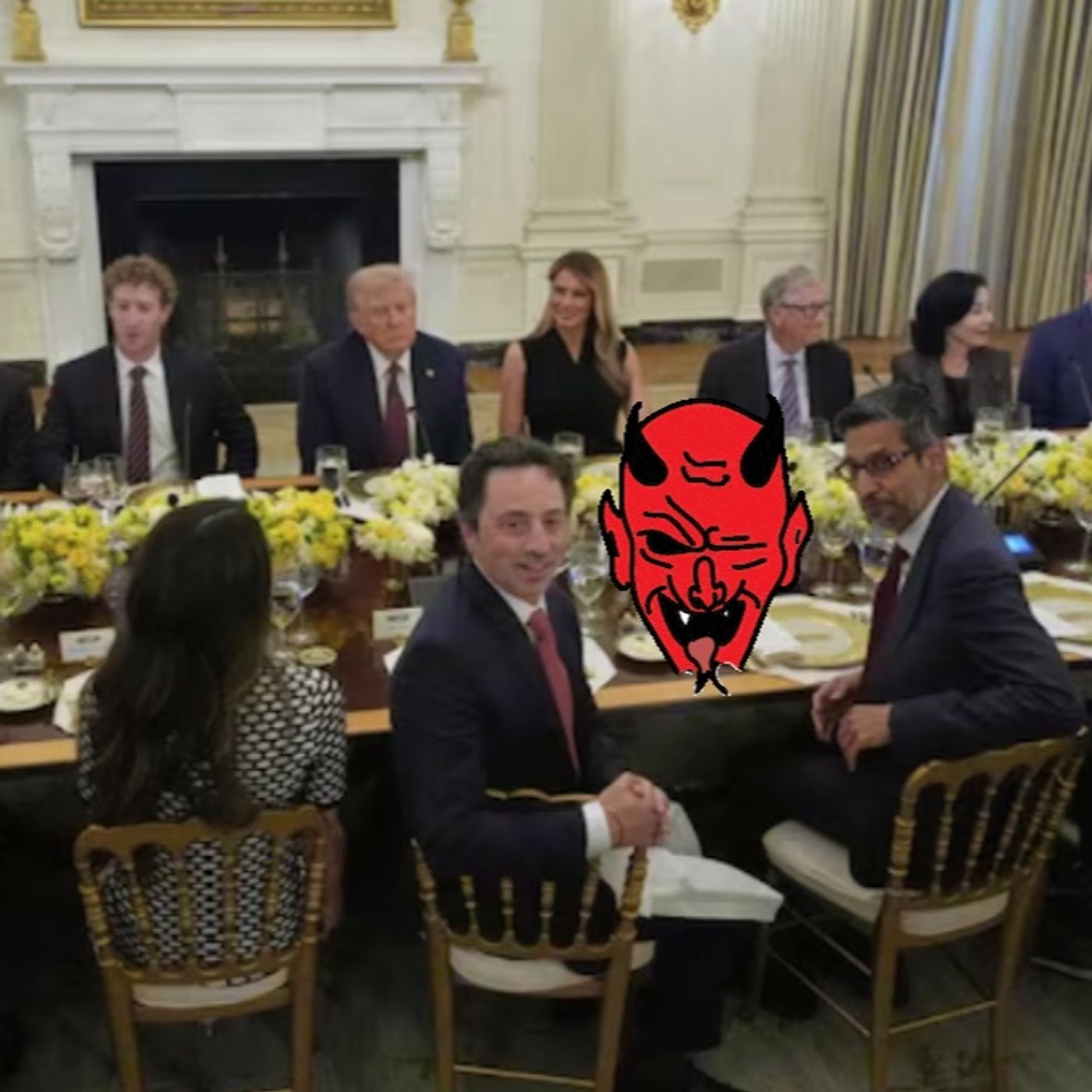 Knights of the “Mark of the Beast” Round Table! ( Trump, Zuck, Bill Gates)