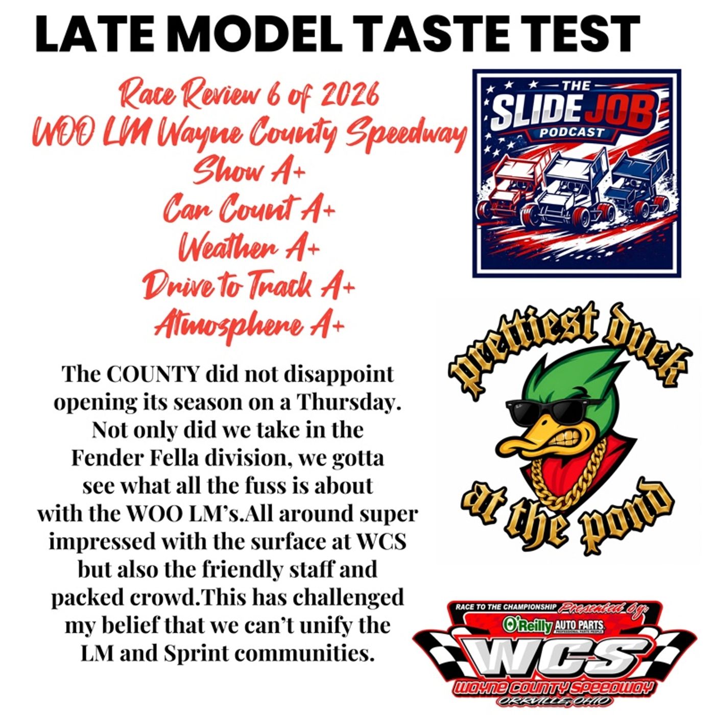 Episode 25 - Slide Job Podcast Late Model Taste Test episode artwork