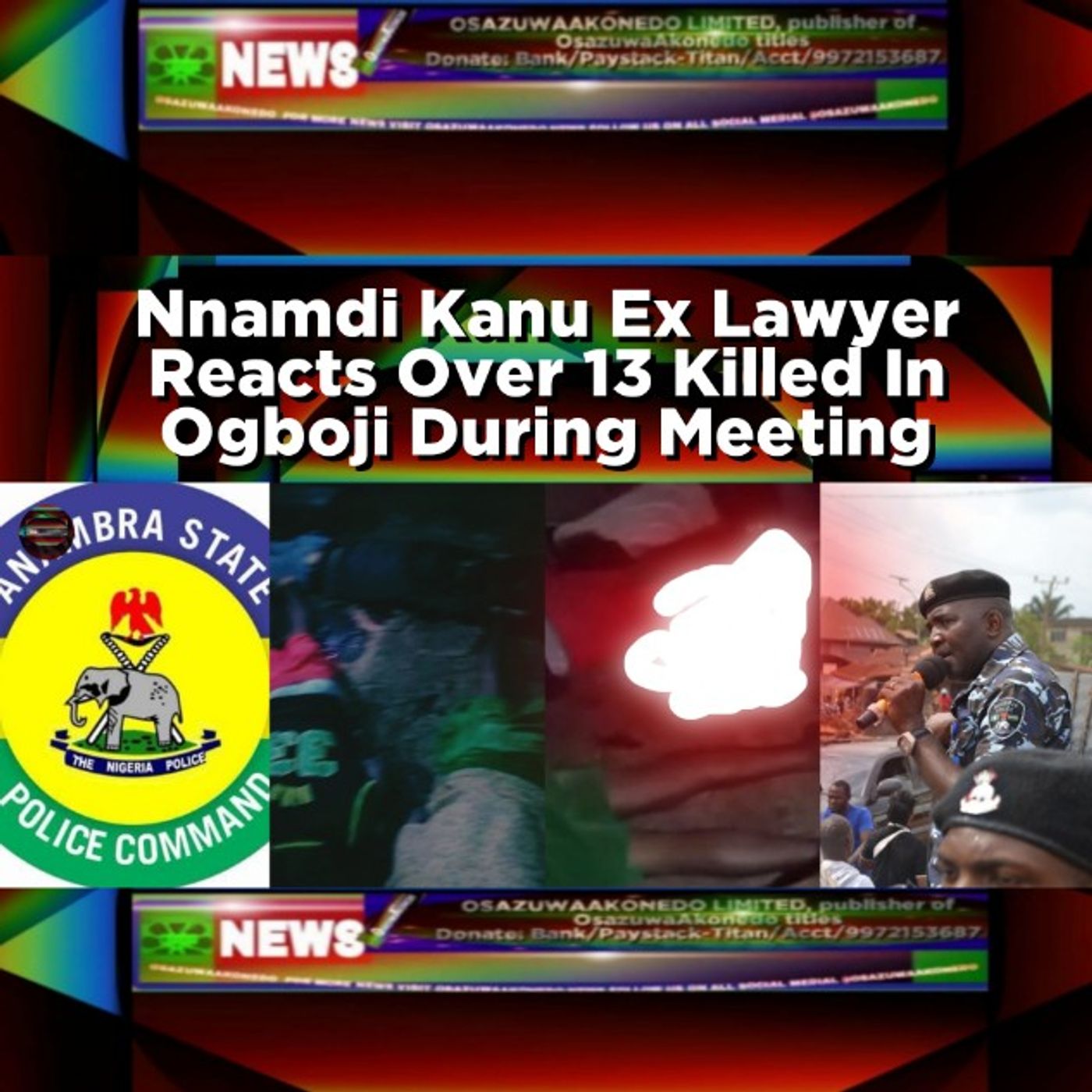 Nnamdi Kanu Ex Lawyer Reacts Over 13 Killed In Ogboji During Meeting episode artwork