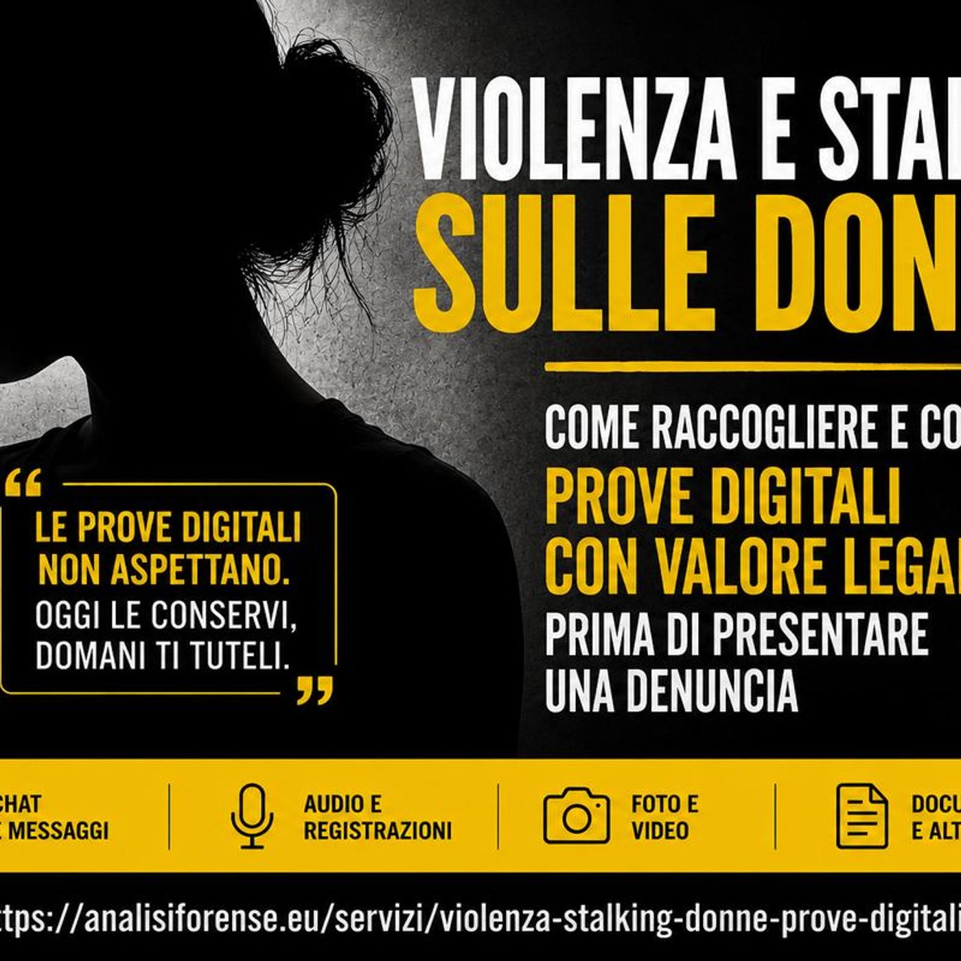 Violenza e Stalking: Perché Molte Prove Digitali si Perdono Prima Ancora della Denuncia episode artwork
