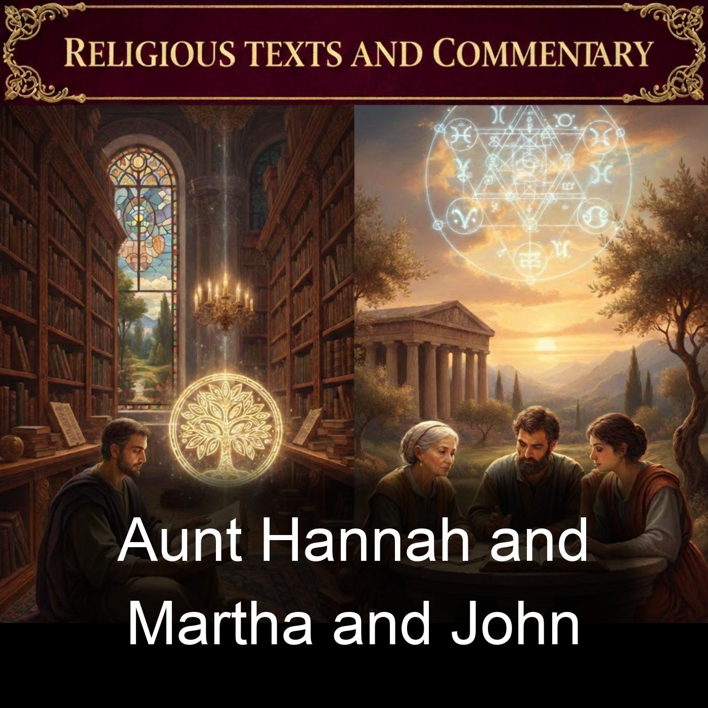Aunt Hannah and Martha and John podcast artwork