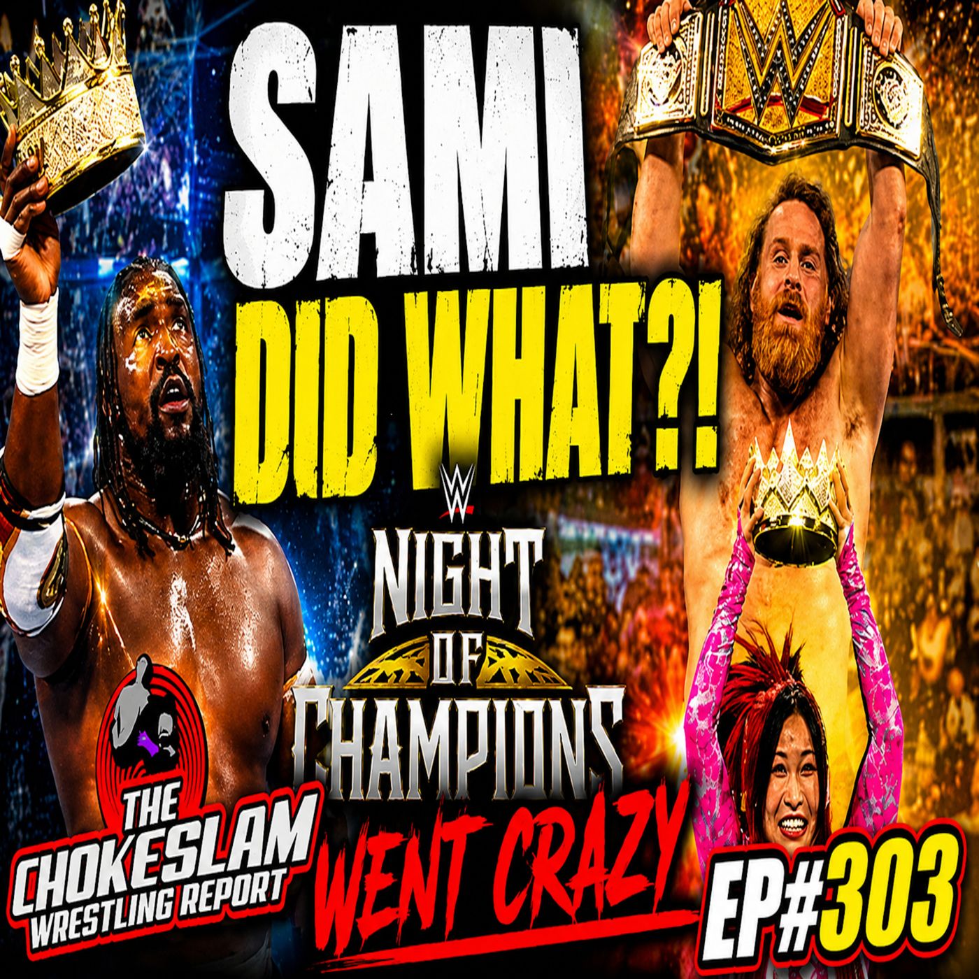 WWE Night Of Champions SHOCKED Everyone, Sami Wins, Oba & IYO Crowned! episode artwork
