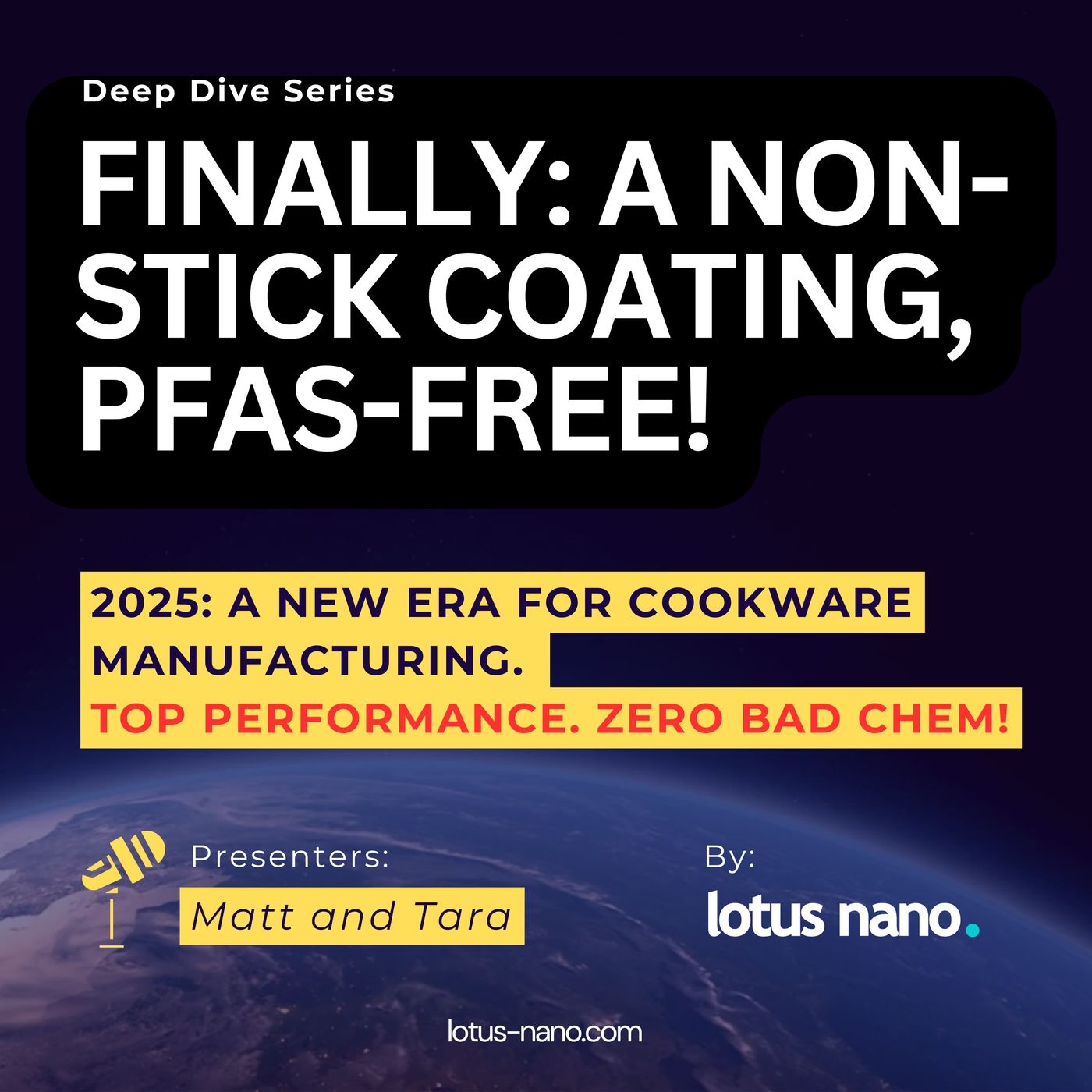 Finally: A Superior Non-Stick Cookware Coating, 100% PFAS-free