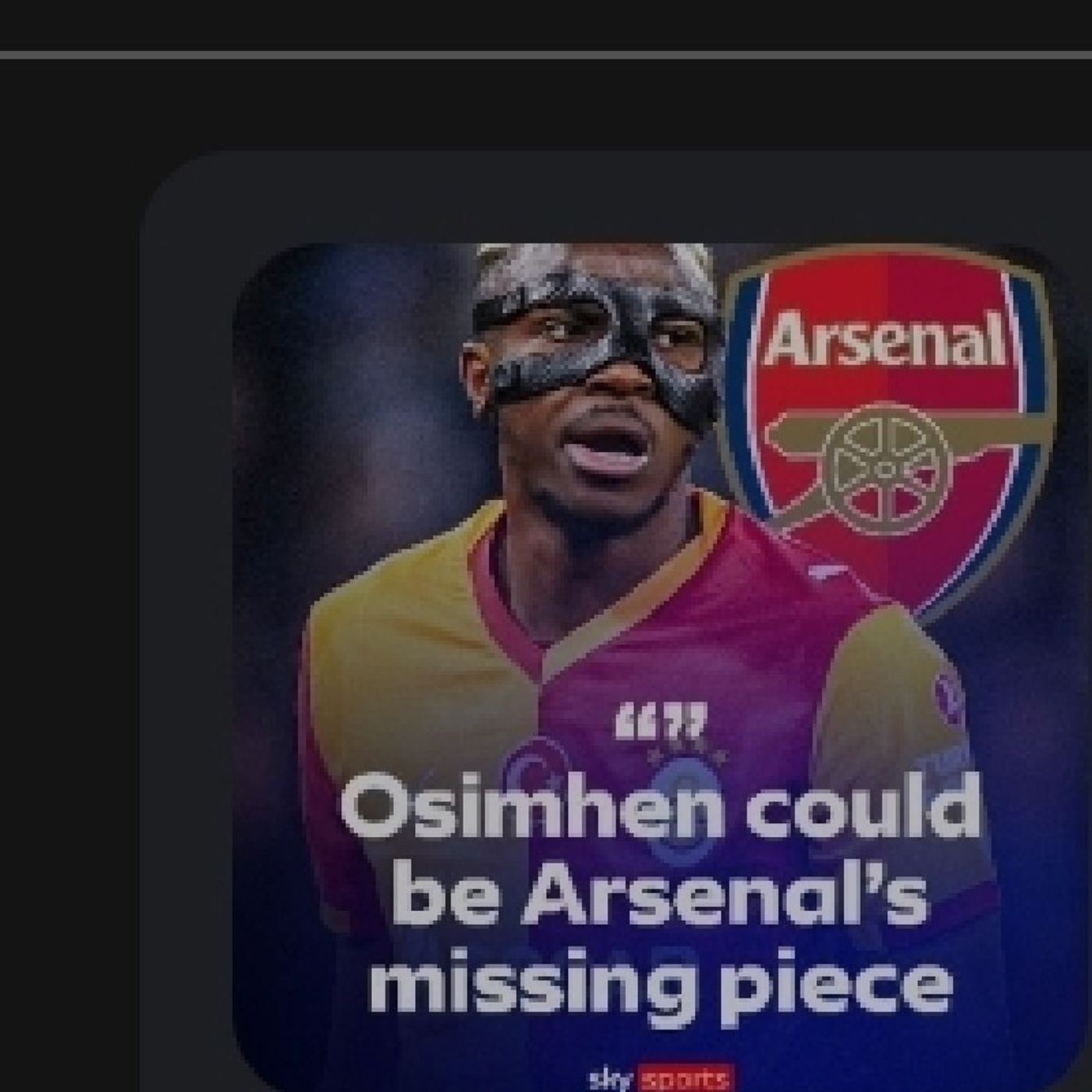 How could Victor Osimhen help Arsenal to retain their Premier League title? 🏆 #skysports episode artwork