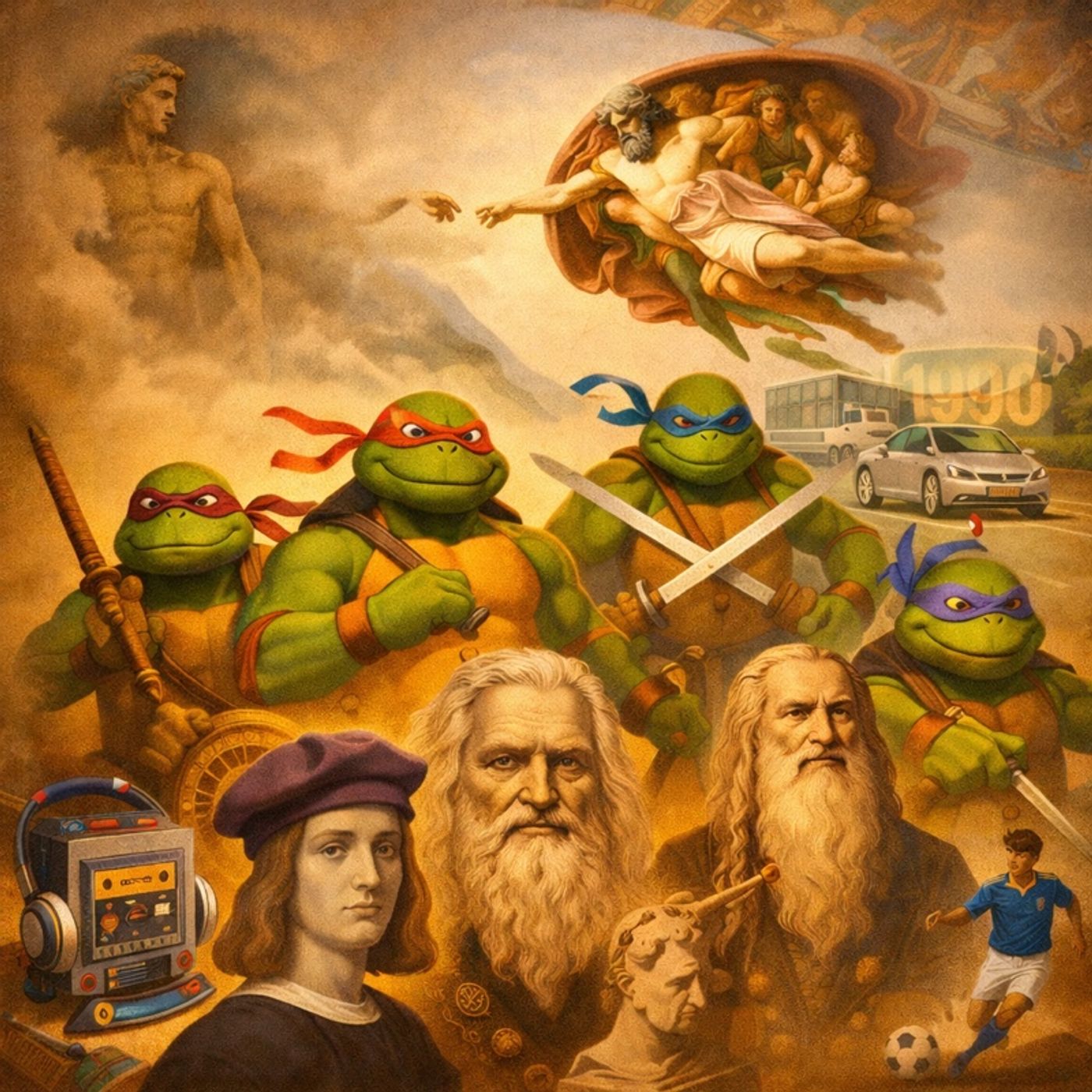 Episode 23 - 1990 turtles and Art episode artwork