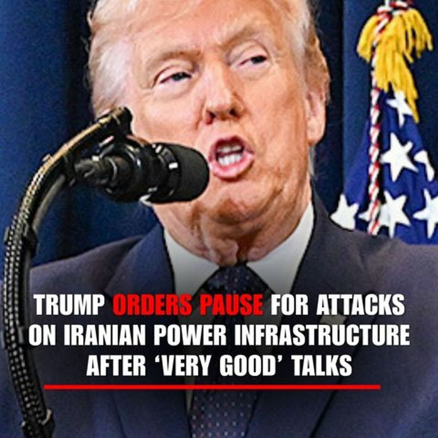 BREAKING: President Trump announces he's instructed the Department of War to "postpone any and all military strikes" against Iran's energy i episode artwork
